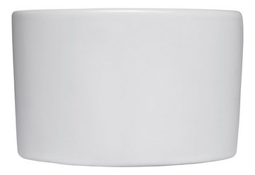 aquaSu Waschbecken Bea (Aufsatz-Waschtisch, 1-St), 41 cm, Keramik, Weiß, Überlauf, Hahnloch links, 562386