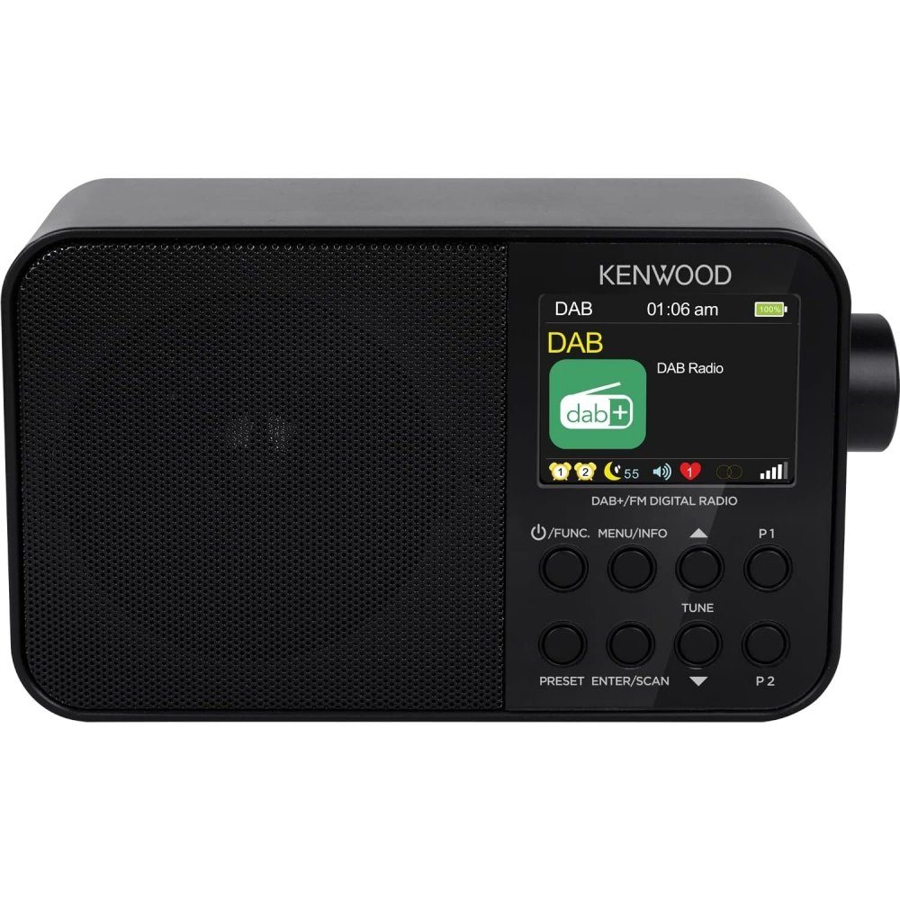 Kenwood CR-M30DAB-B - Heimradio - schwarz Digitalradio (DAB)