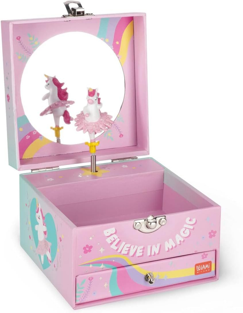 Legami Federmäppchen LEGAMI Schmuckkästchen mit Spieluhr – Einhorn
