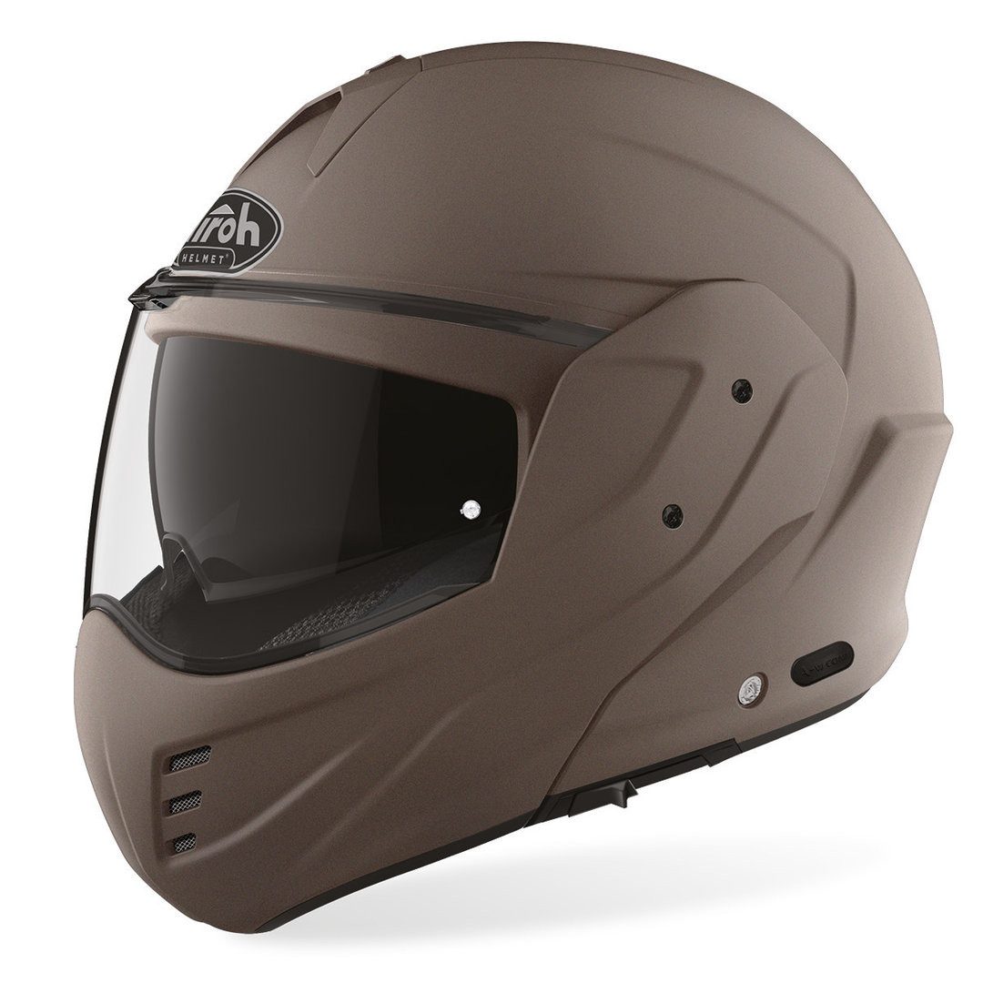 Airoh Motorradhelm Mathisse Color Klapphelm, vorbereitet für Kommunikationssystem,integriertes Sonnenvisier