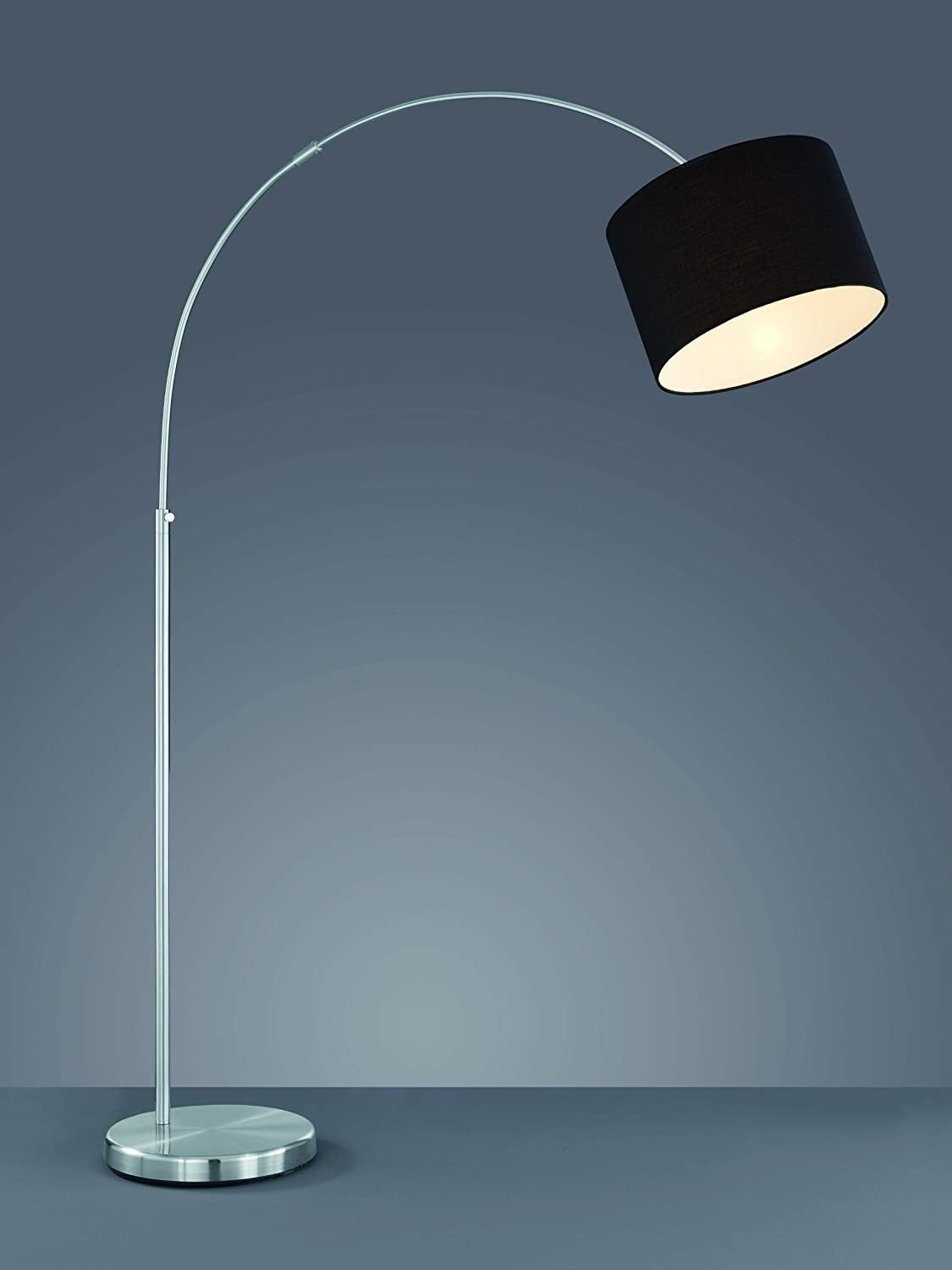 Bogenlampe Leselampe, Leuchtmittel, ohne schwarz Modern, vom Bogenleuchte, Leseleuchte Leuchtmittel, lightling abhängig