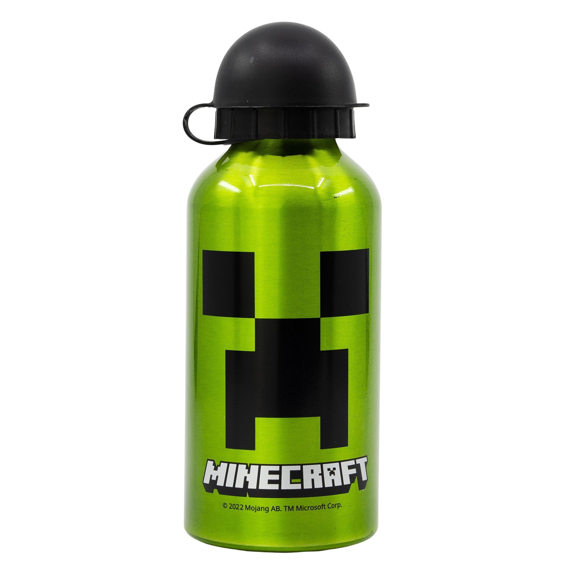 Trinkflasche, Aluminium Kinder 400 Minecraft Minecraft Trinkflasche Creeper ml