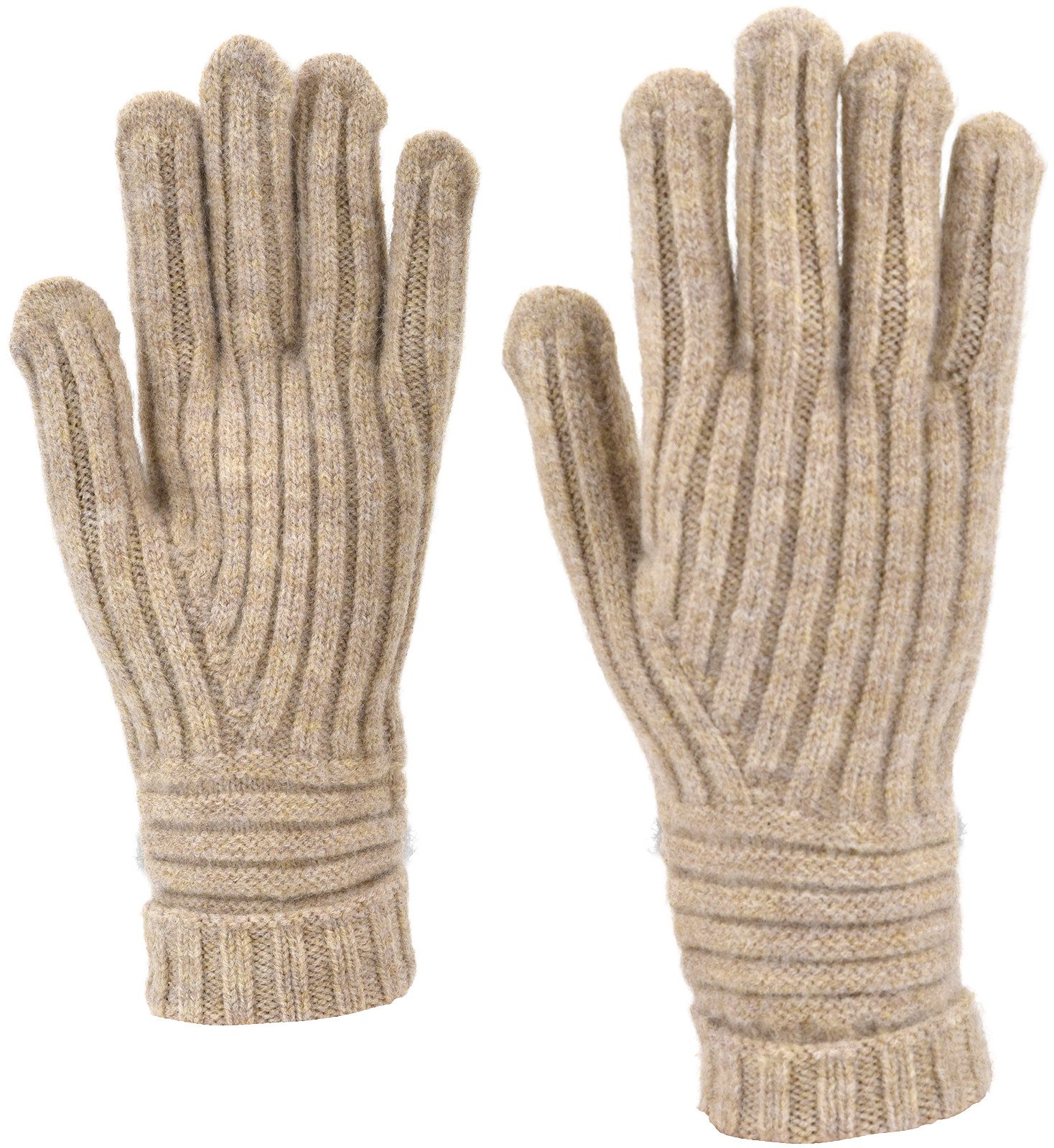 styleBREAKER Strickhandschuhe Strickhandschuhe mit Rippenmuster (1-St)