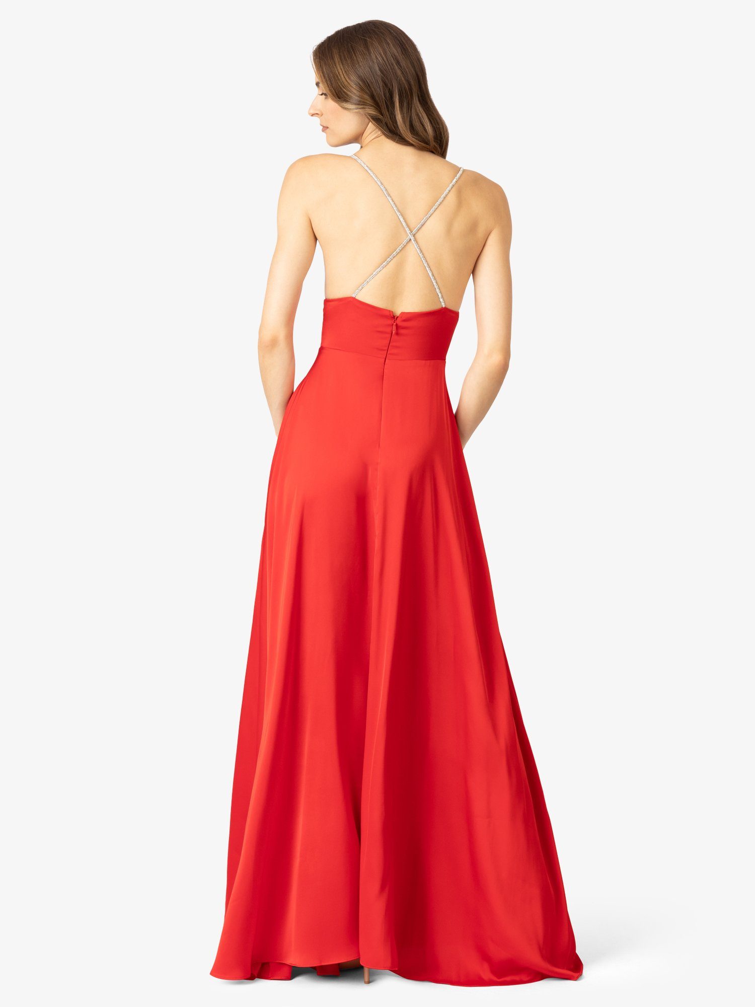 Apart Abendkleid mit rot elegantem Stil