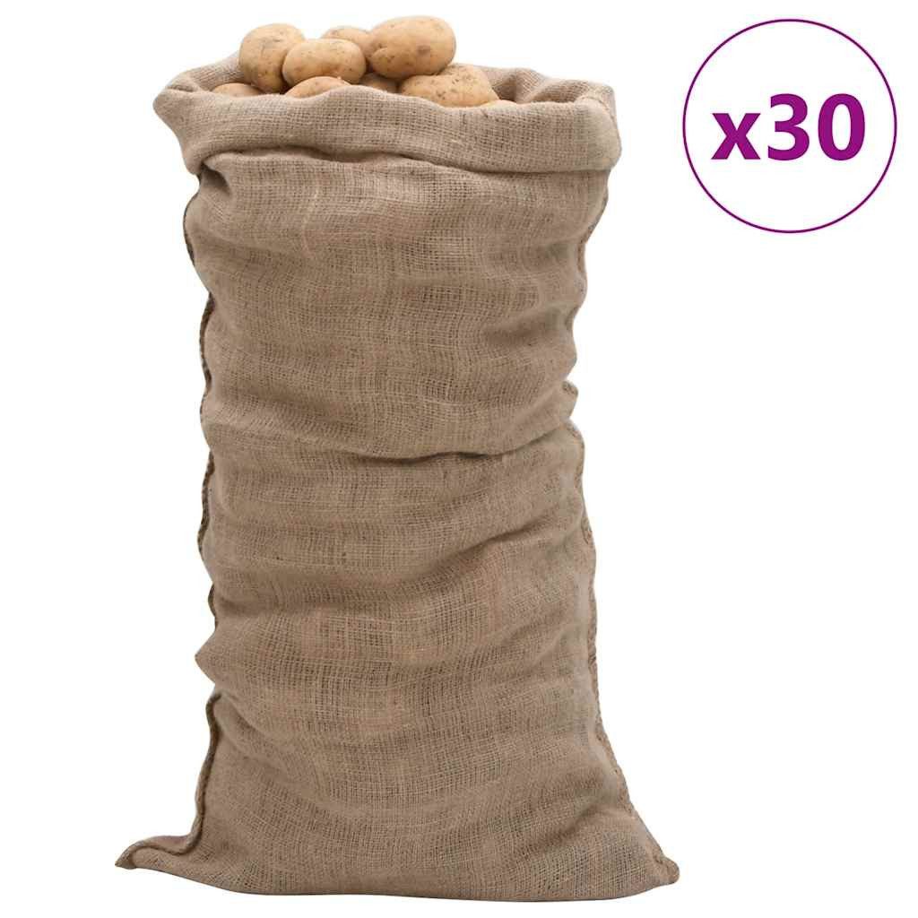 vidaXL Koffer vidaXL Jutesäcke 30 Stk. 65x135 cm 100% Jute 220 g/m²
