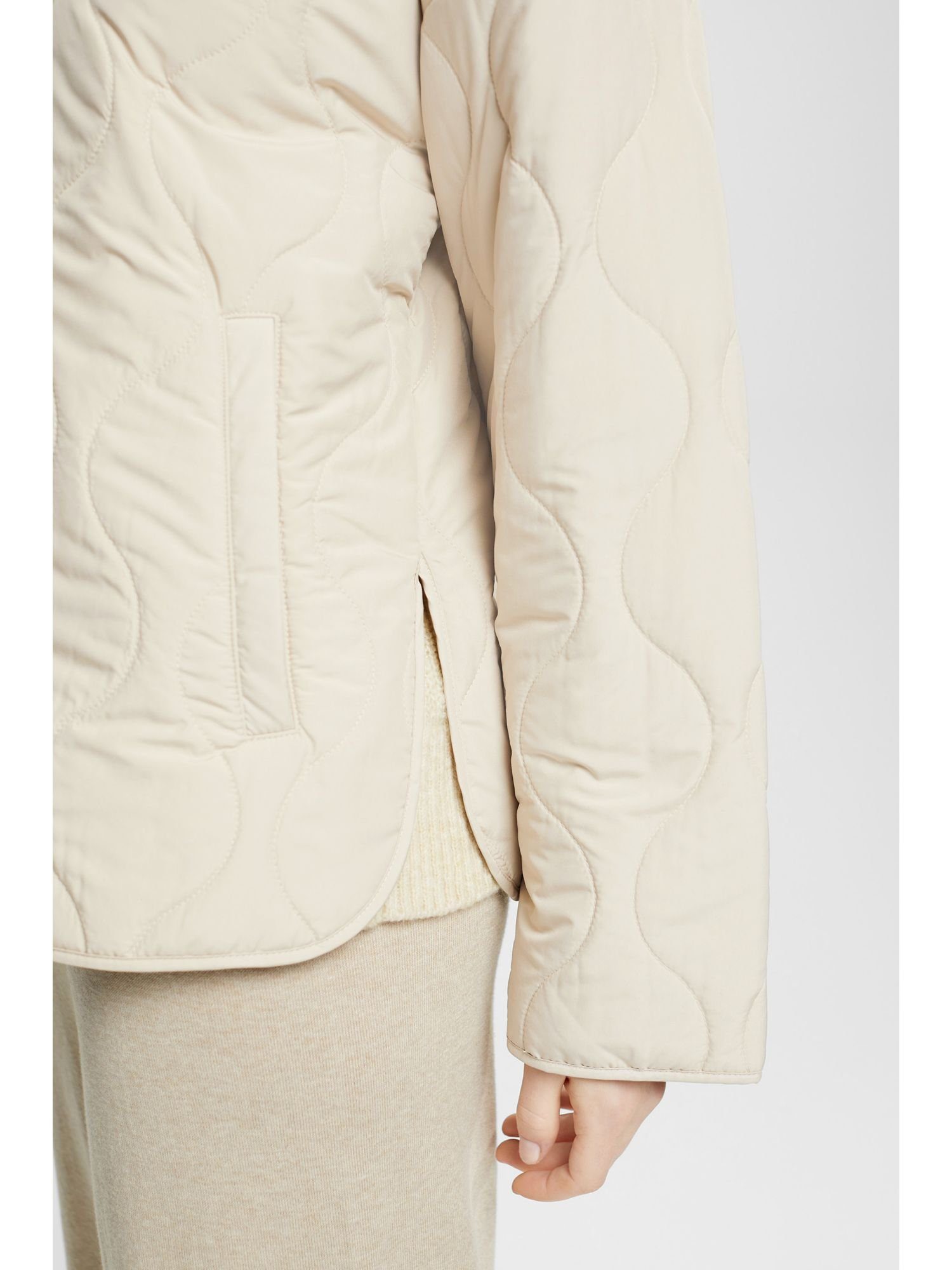 Esprit Bomber-Style LIGHT TAUPE im Steppjacke Bomberjacke Ultraleichte