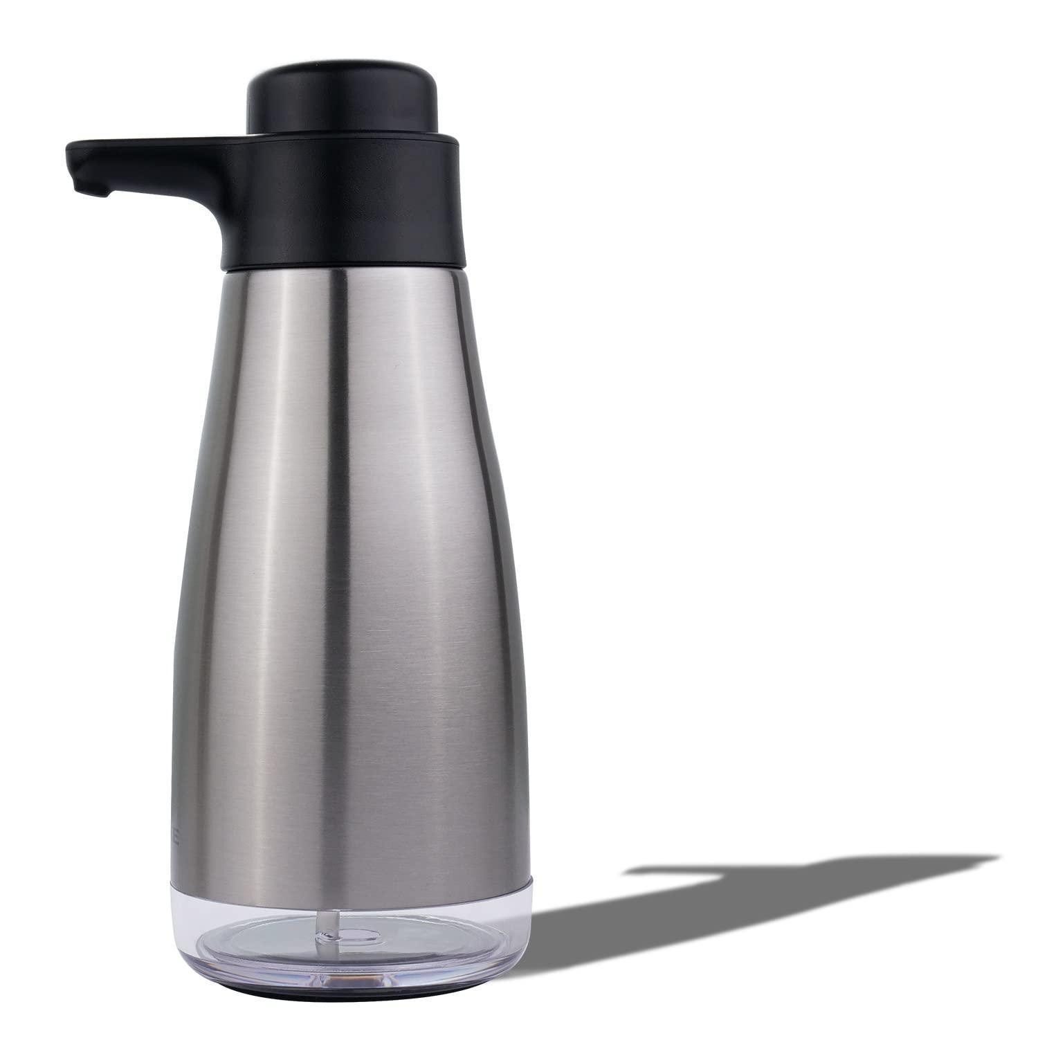 LuxusKollektion Seifenspender Seifenspender Edelstahl 440ml Silber Gebürstet