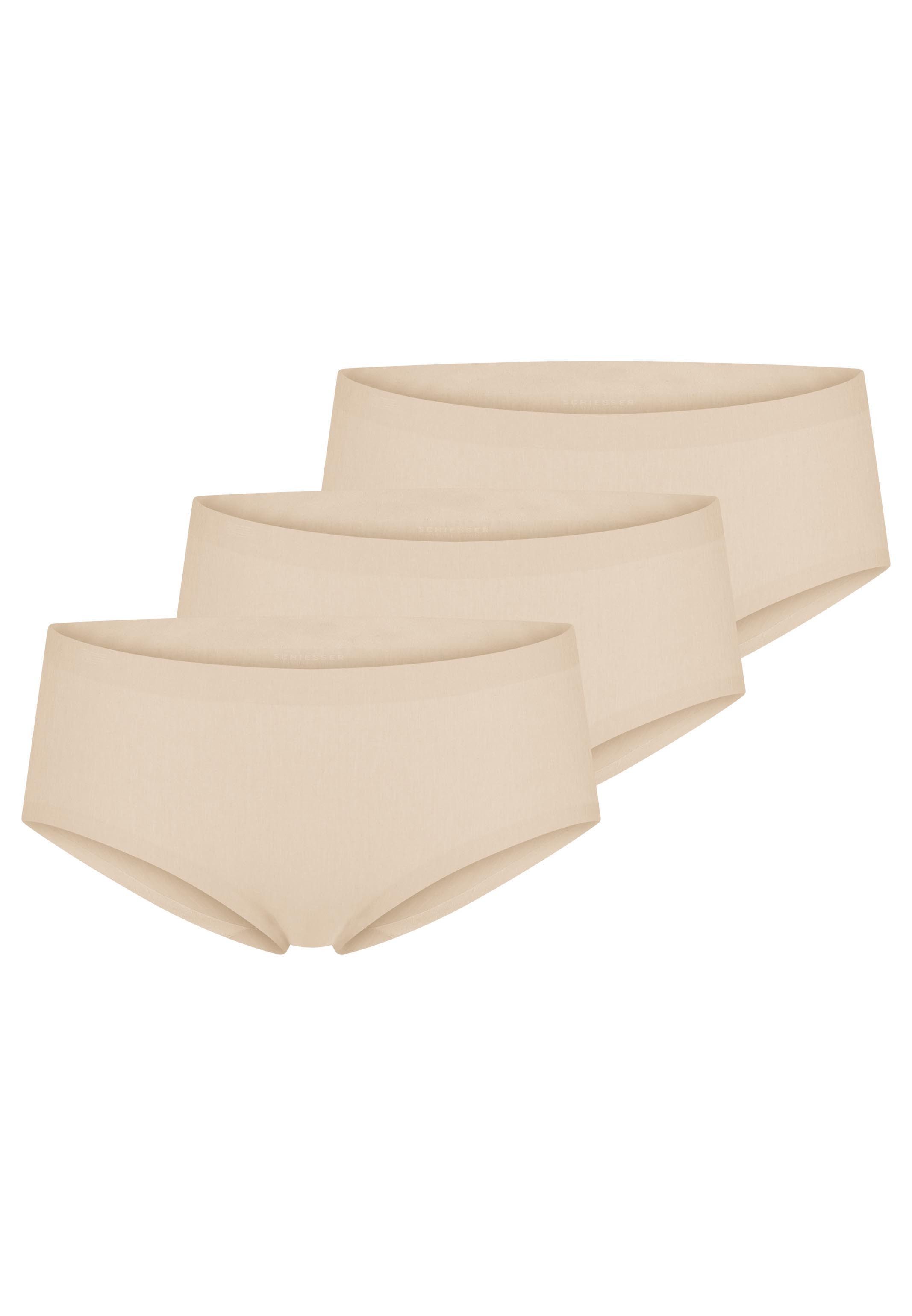 Schiesser Panty 3er Pack Invisible Cotton (Spar-Set, 3-St) Panty - Baumwoll günstig online kaufen