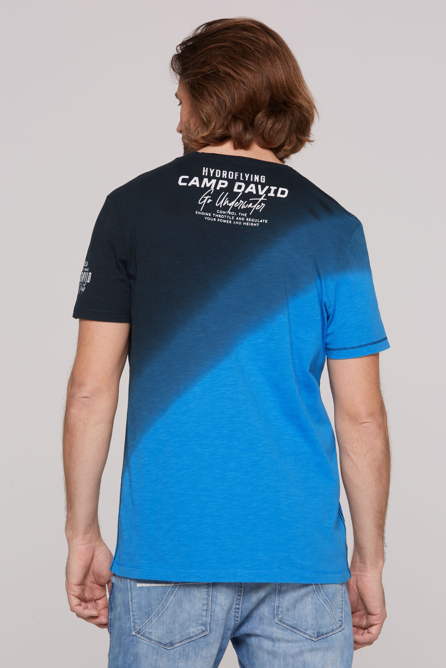 CAMP DAVID T-Shirt mit Logo Artwork günstig online kaufen