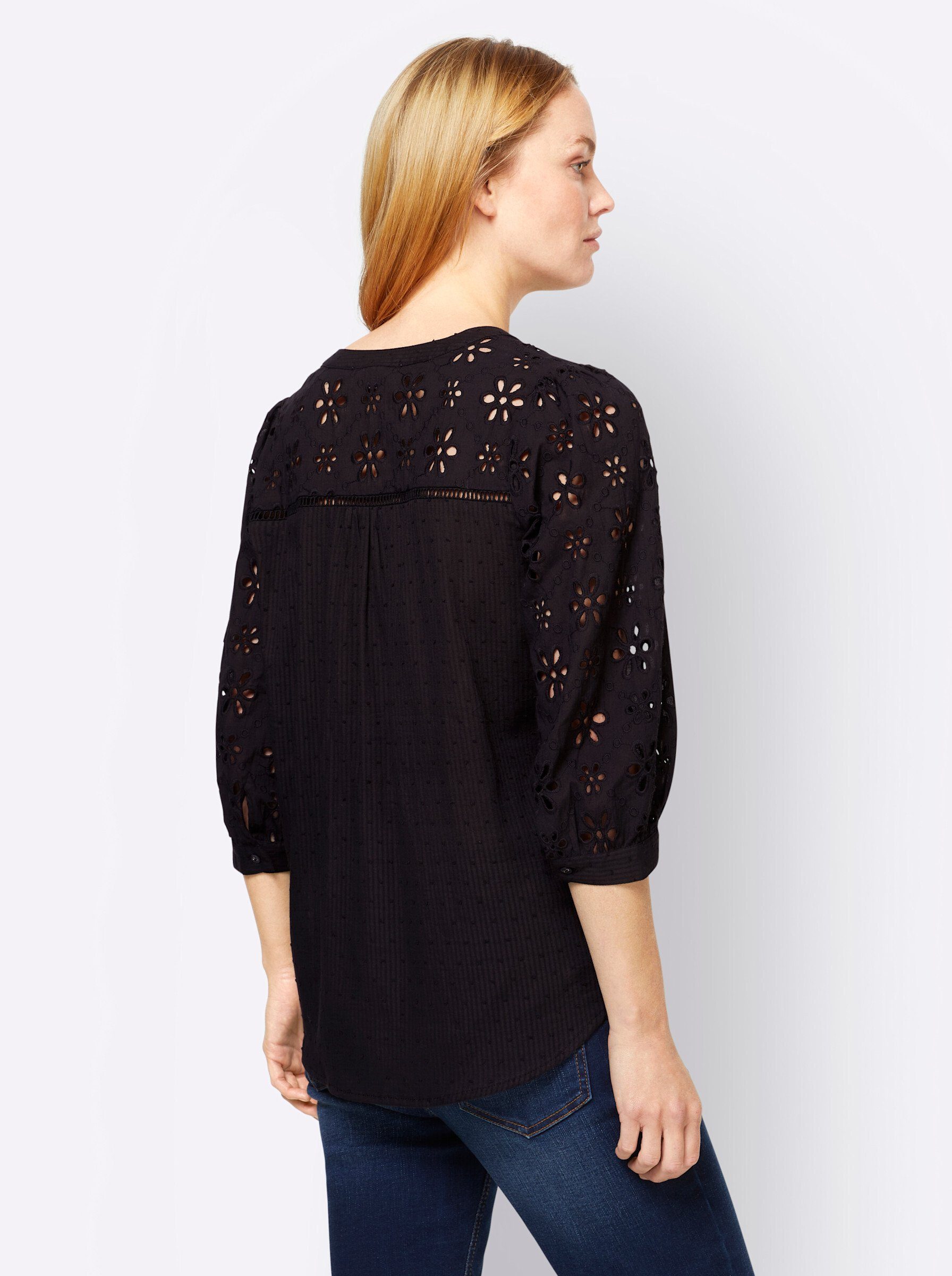heine Klassische Bluse Bluse 3/4-Arm günstig online kaufen