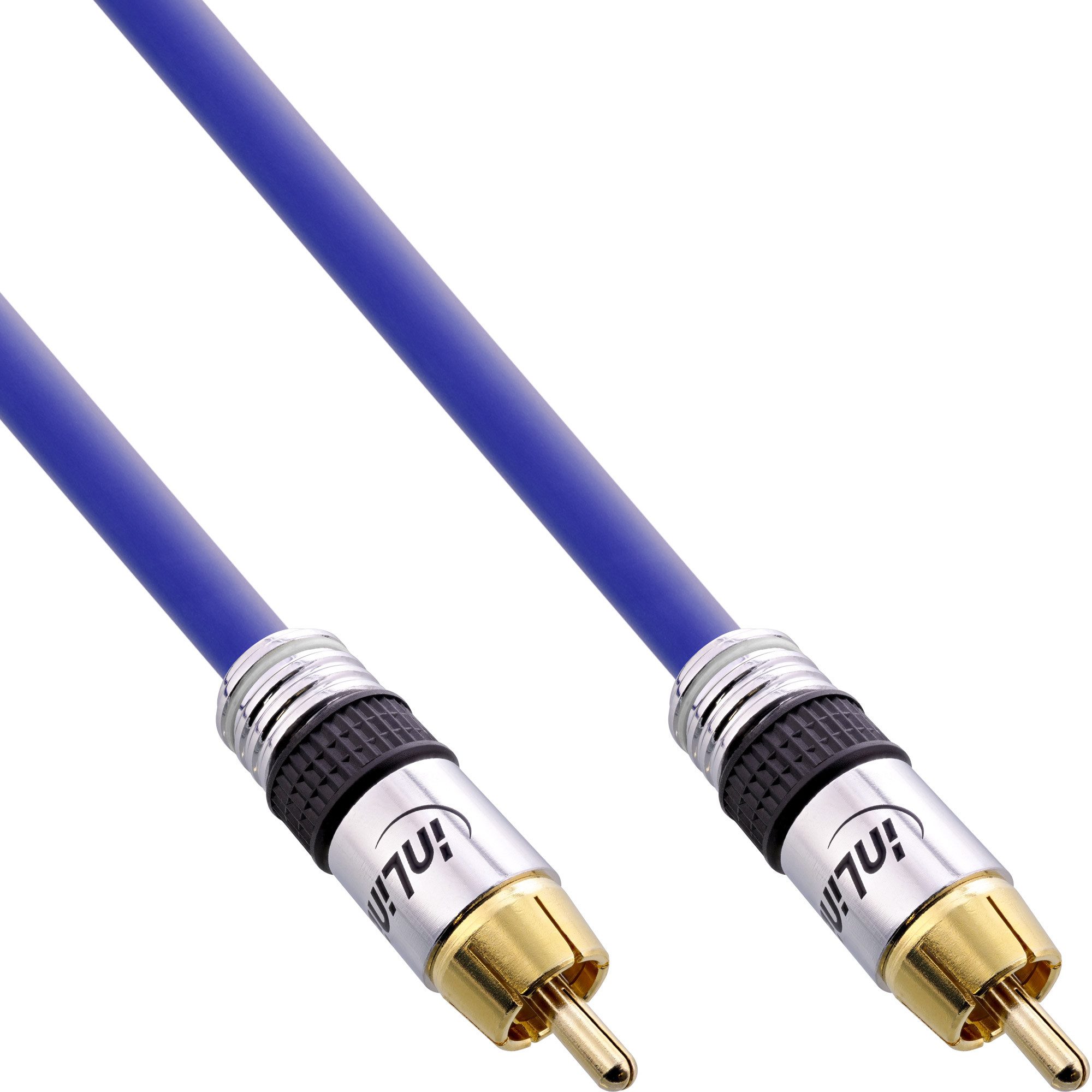 Inline InLine® Cinch Kabel AUDIO, PREMIUM, 1x Cinch Stecker / Stecker, 15m Audio- & Video-Kabel