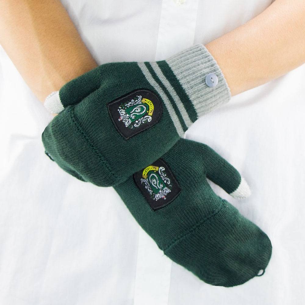 Cinereplicas Baumwollhandschuhe Harry Potter Handschuhe (Fingerlos) Slytherin