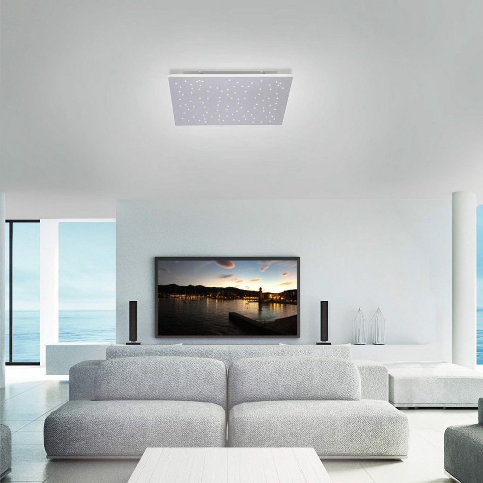 Paul Neuhaus Smarte LED-Leuchte LED Panel Deckenleuchte Q - NIGHTSKY Smart  Home, Smart Home, CCT-Farbtemperaturregelung, Dimmfunktion, Memoryfunktion,  mit Leuchtmittel, CCT Lichtfarbwechsel, dimmbar Fernbedienung APP