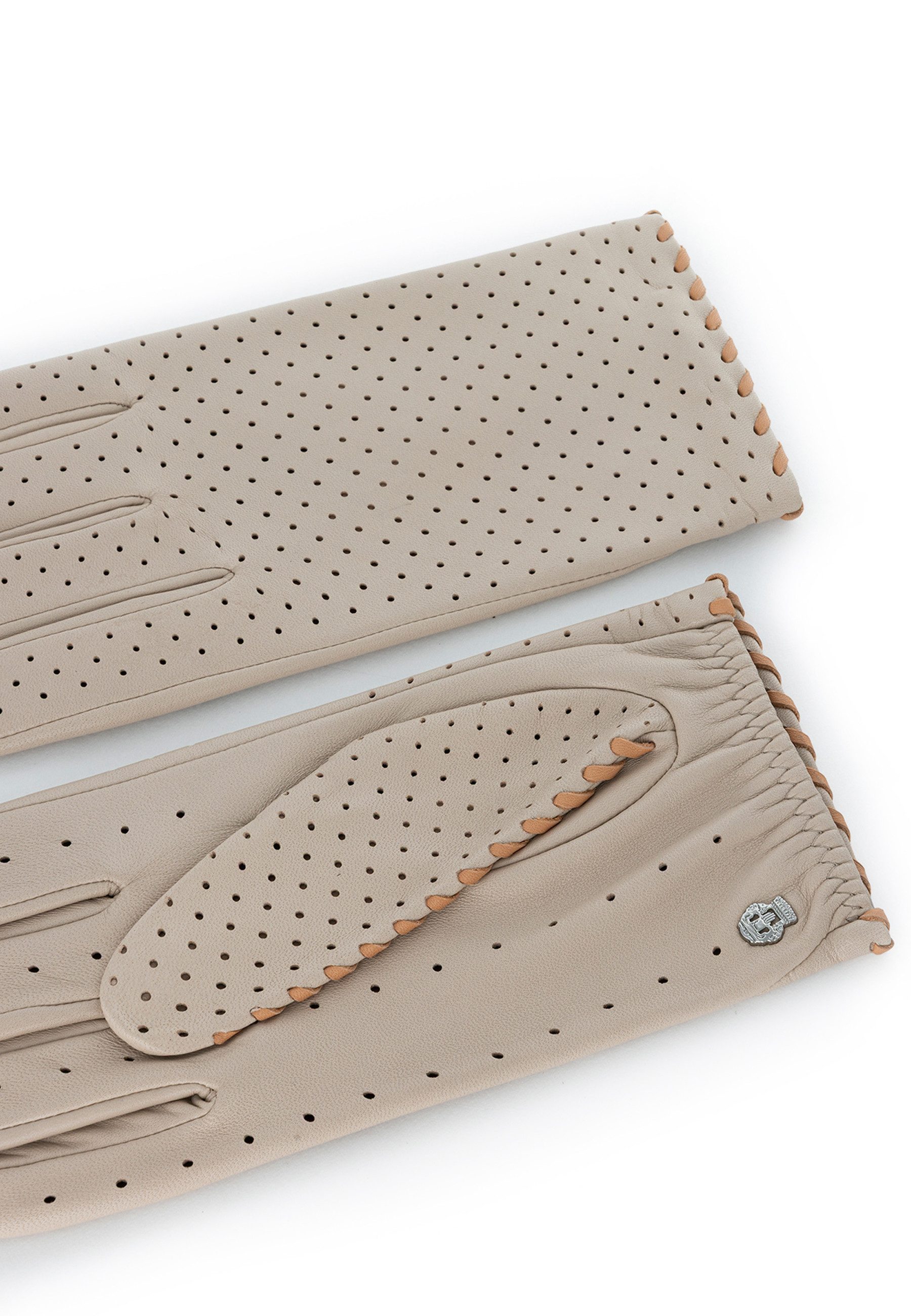 Roeckl Lederhandschuhe GENOVA Fingerhandschuh mit Perforationen