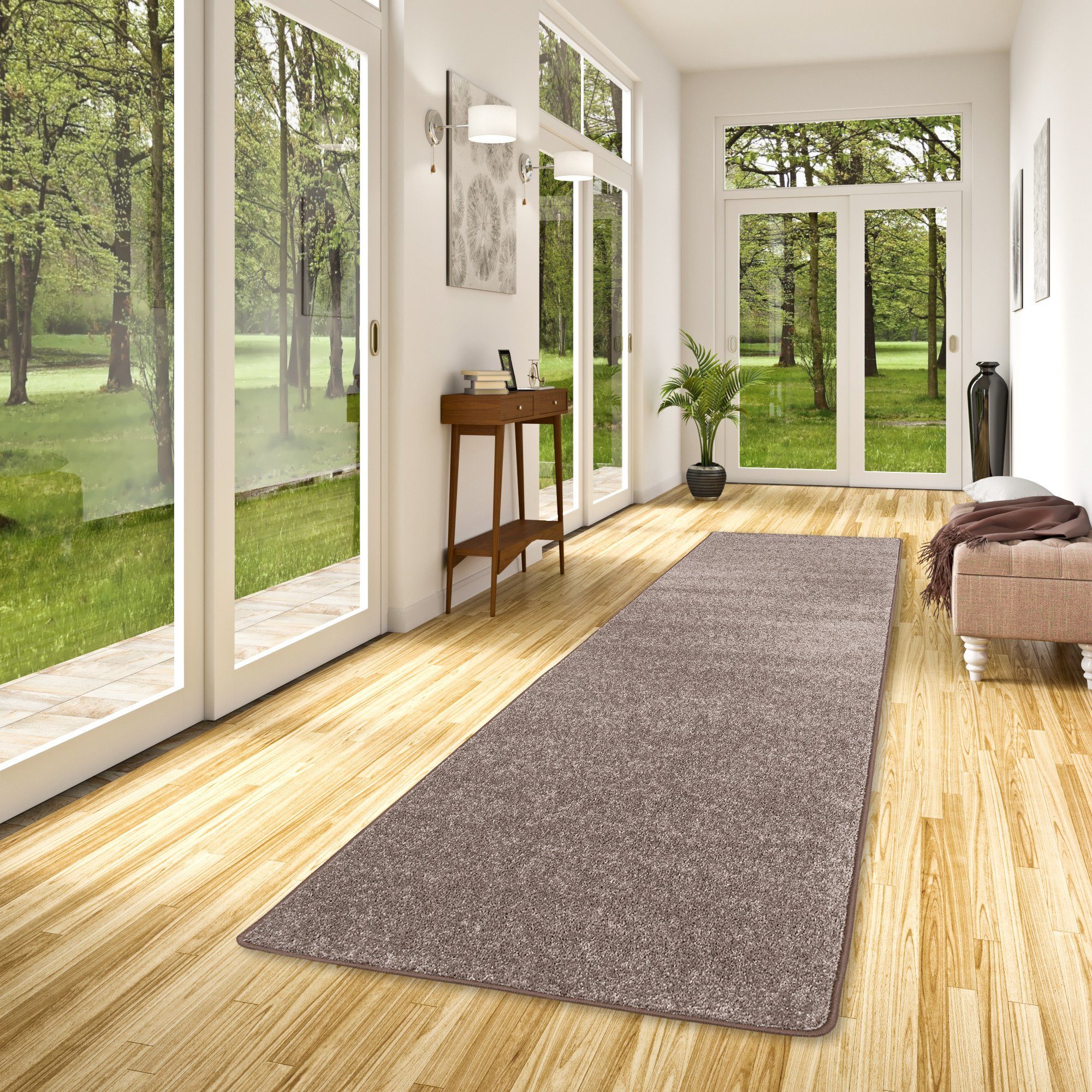 Läufer Hochflor Langflor Teppich Läufer Cottage, Snapstyle, Rechteckig, Höhe: 22 mm