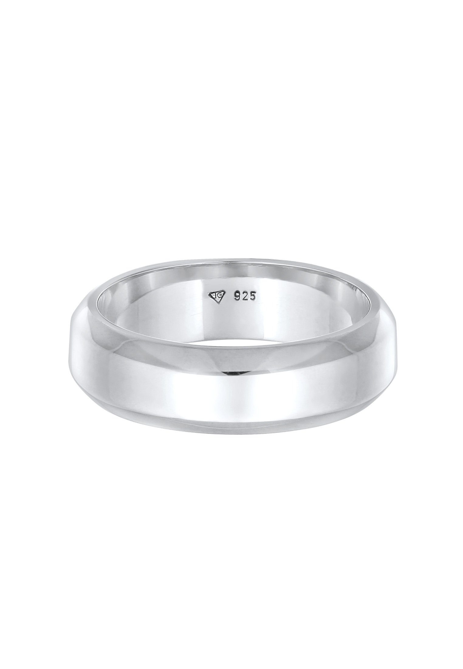 Kuzzoi Silberring Herren Bandring Basic 925 Silber, Dezenter klassischer  Basic-Ring für Männer | Silberringe