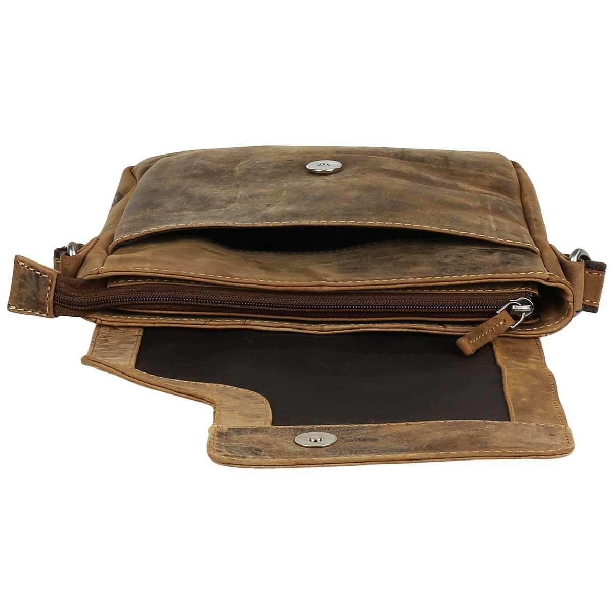Greenburry Umhängetasche Vintage Leder Umhängetasche Schultertasche günstig online kaufen