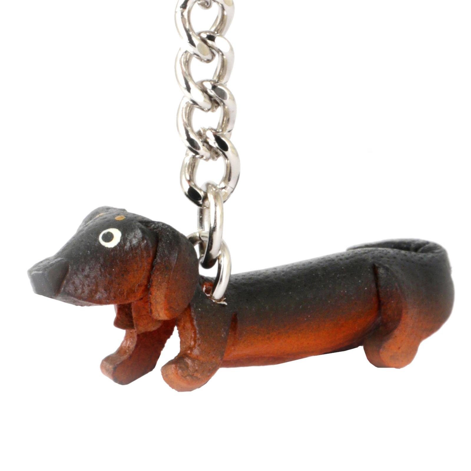 Monkimau Schlüsselanhänger Set Dackel Schlüsselanhänger aus Leder günstig online kaufen