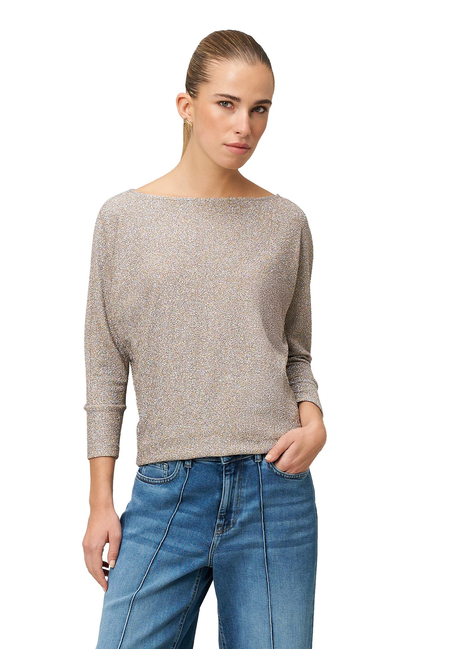 Zero Kurzarmshirt Damen mit U-Boot Ausschnitt (1-tlg) Plain/ohne Details günstig online kaufen