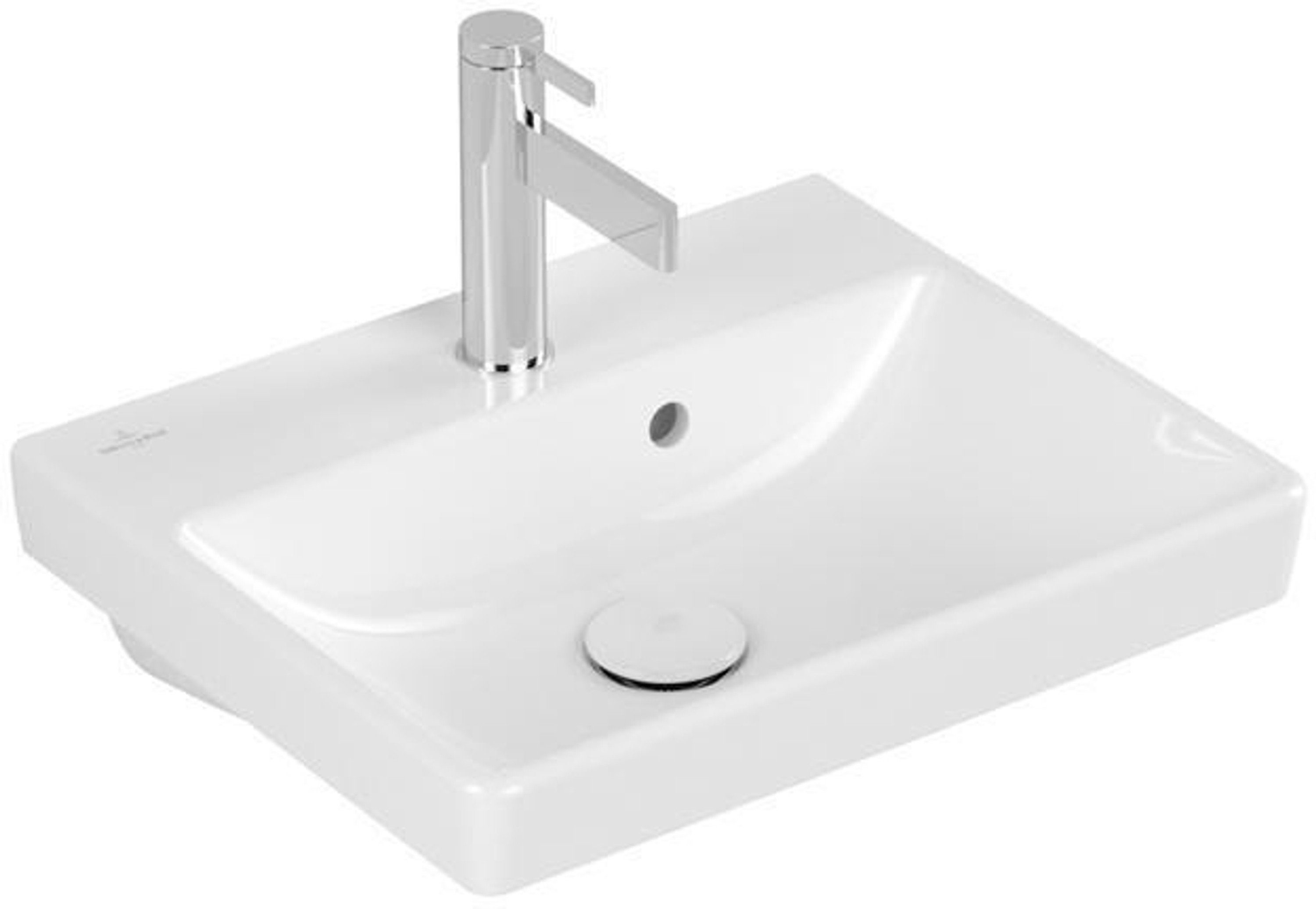 Villeroy & Boch Einbauwaschbecken V&B Handwaschbecken AVENTO 450x370mm m Ü