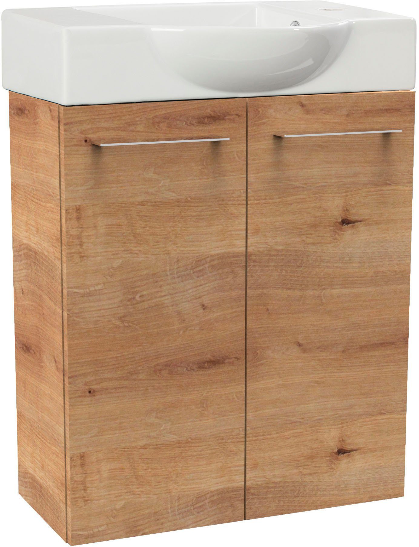 FACKELMANN Waschtisch SBC (Set), bestehend aus Becken und Unterbau, Breite ca. 55 cm