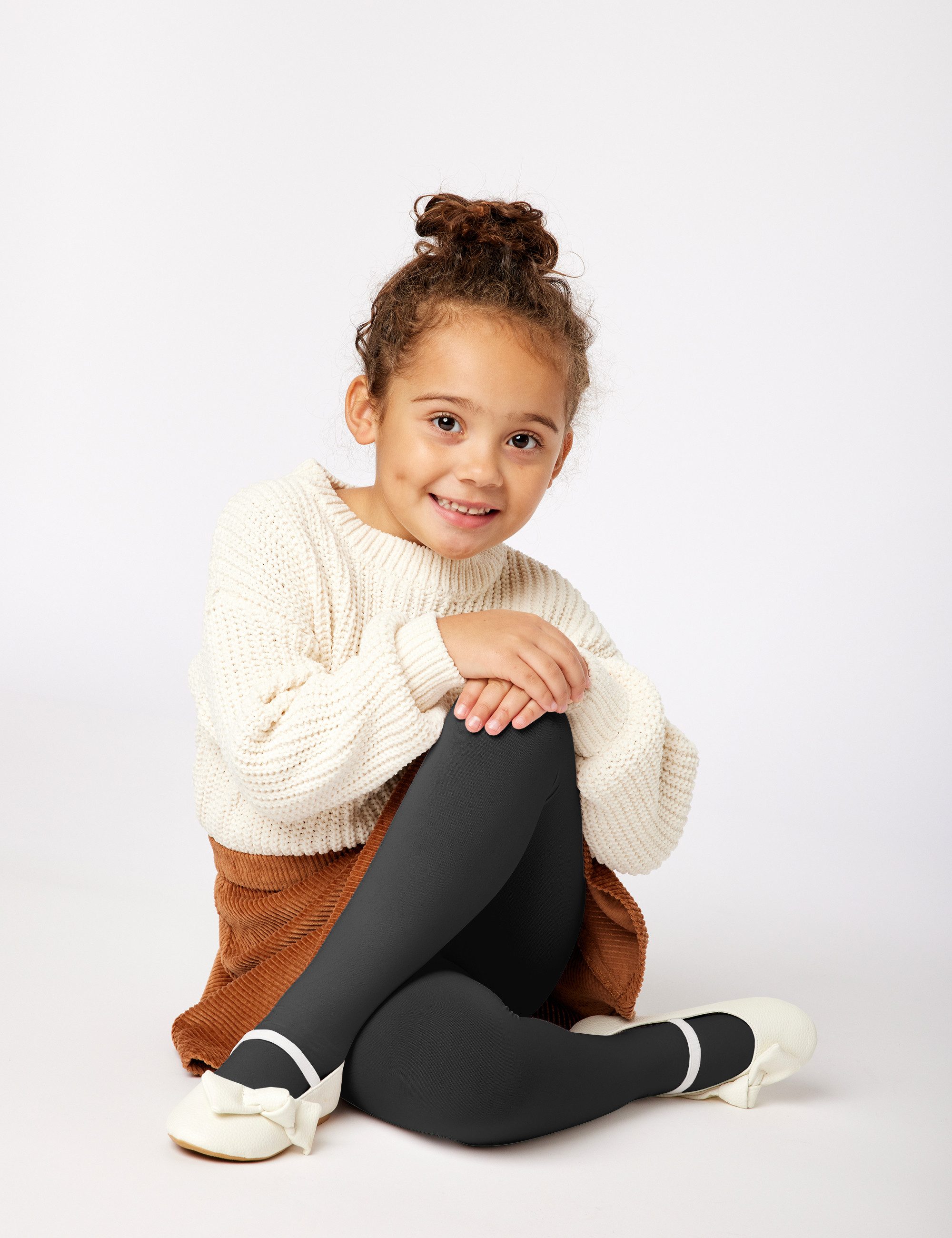 Merry Style Strumpfhose 3er Pack Kinder Strumpfhose für Mädchen Microfaser 60 DEN WL-010 60 DEN (1 St)