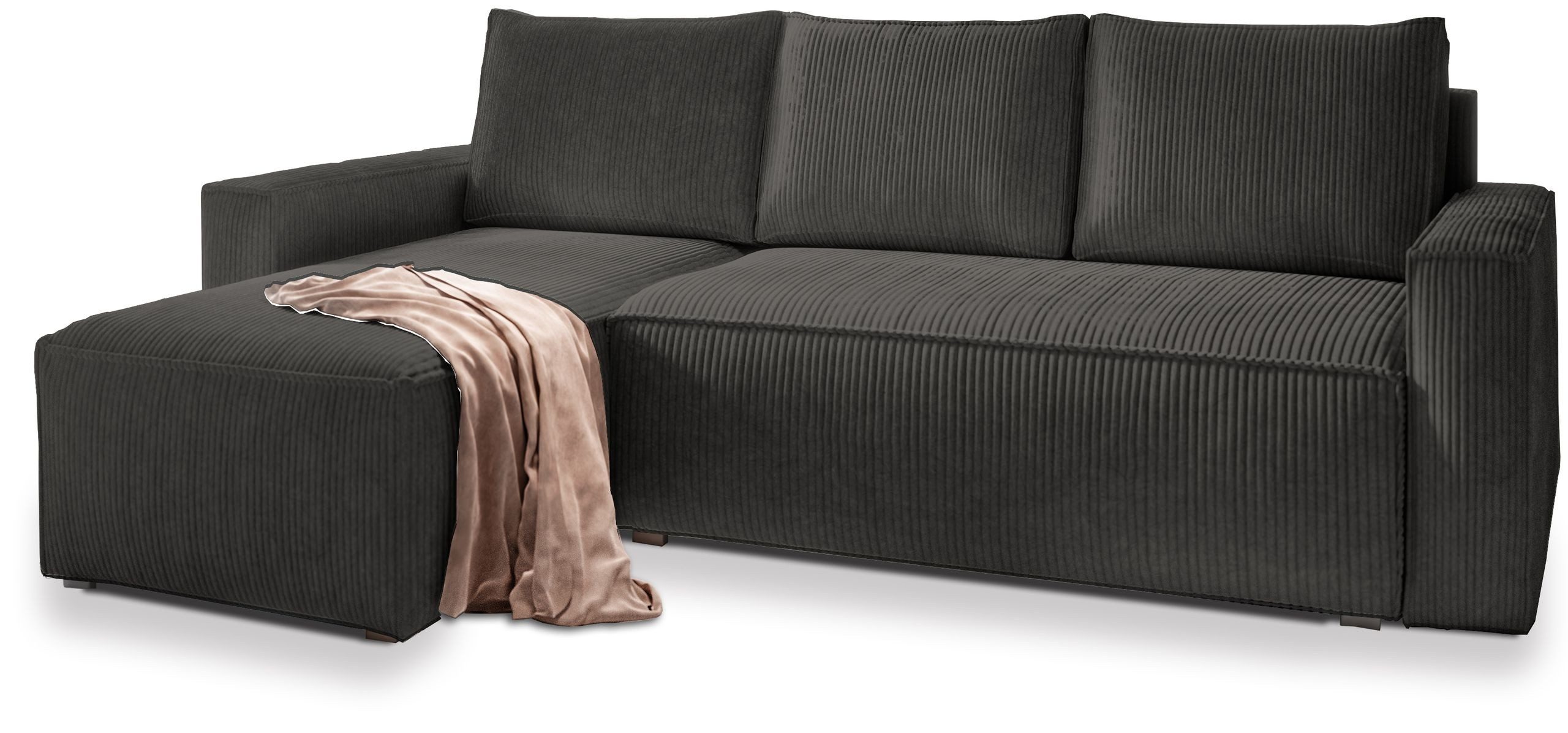 Masseno Ecksofa POTARO mit Schlaffunktion L-Form, günstig online kaufen