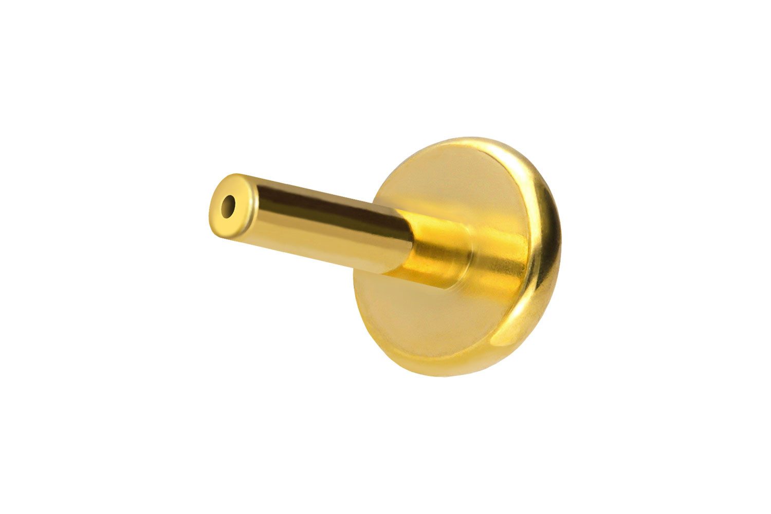 PIERCINGLINE Piercing-Set Titan Labret mit Push Fit ohne Kugel (Labrets, 1-tlg)
