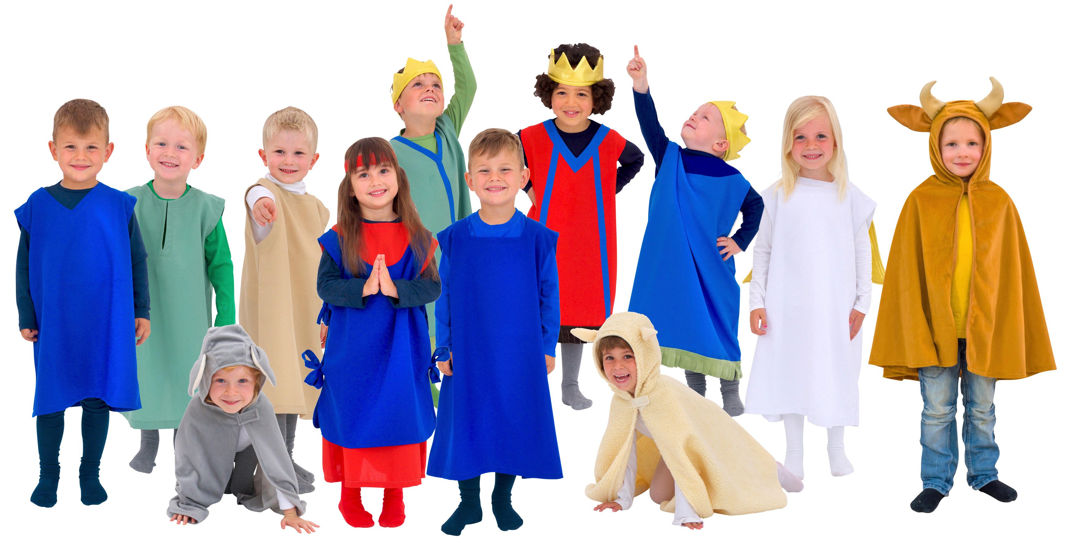 Betzold Kostüm Kinder-Kostüme „Hirtenspiel", 12-teilig