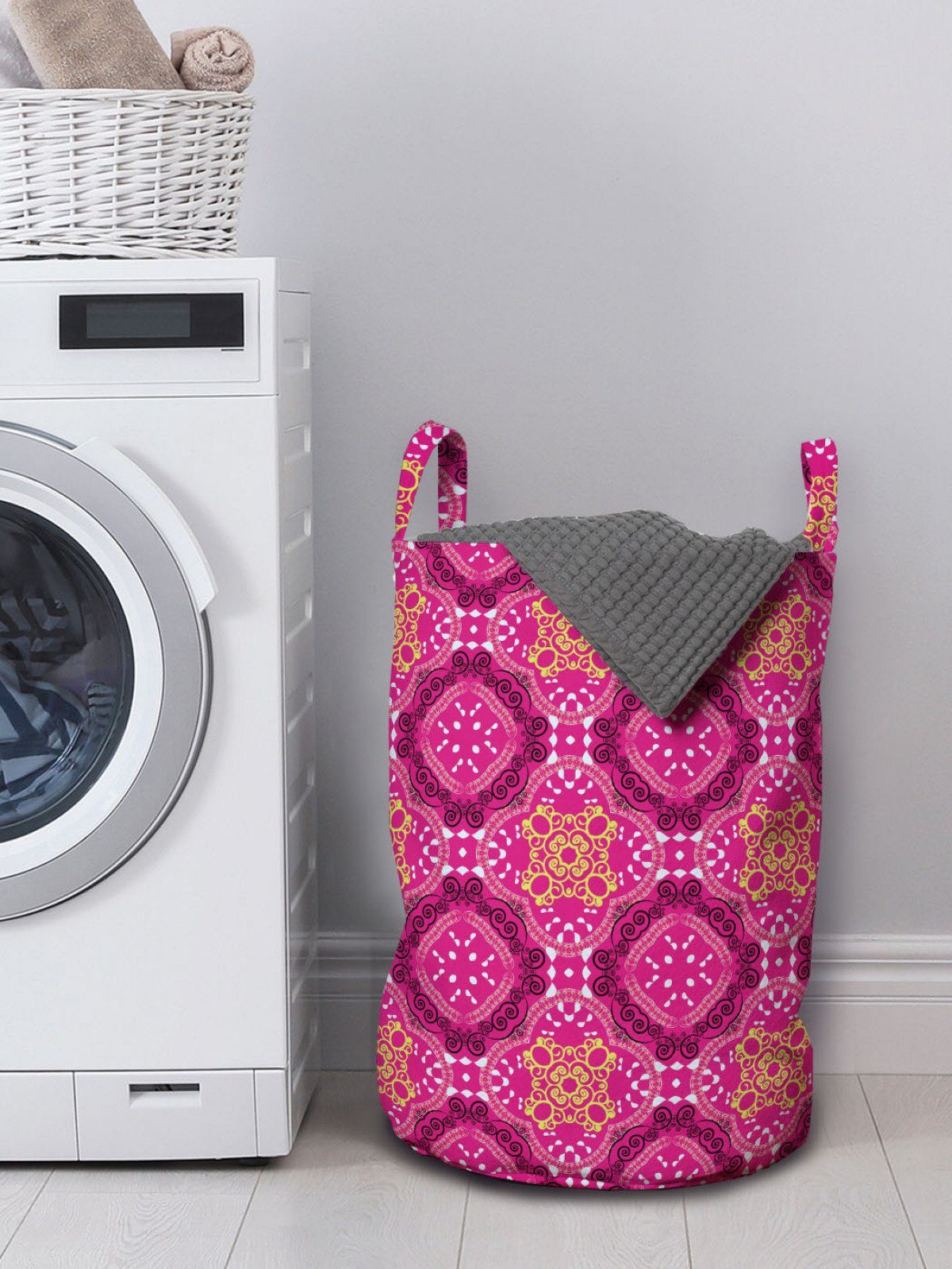 Abakuhaus Griffen Kordelzugverschluss Wäschekorb Motive Osten mit für Victorian Wäschesäckchen Waschsalons, Jahrgang