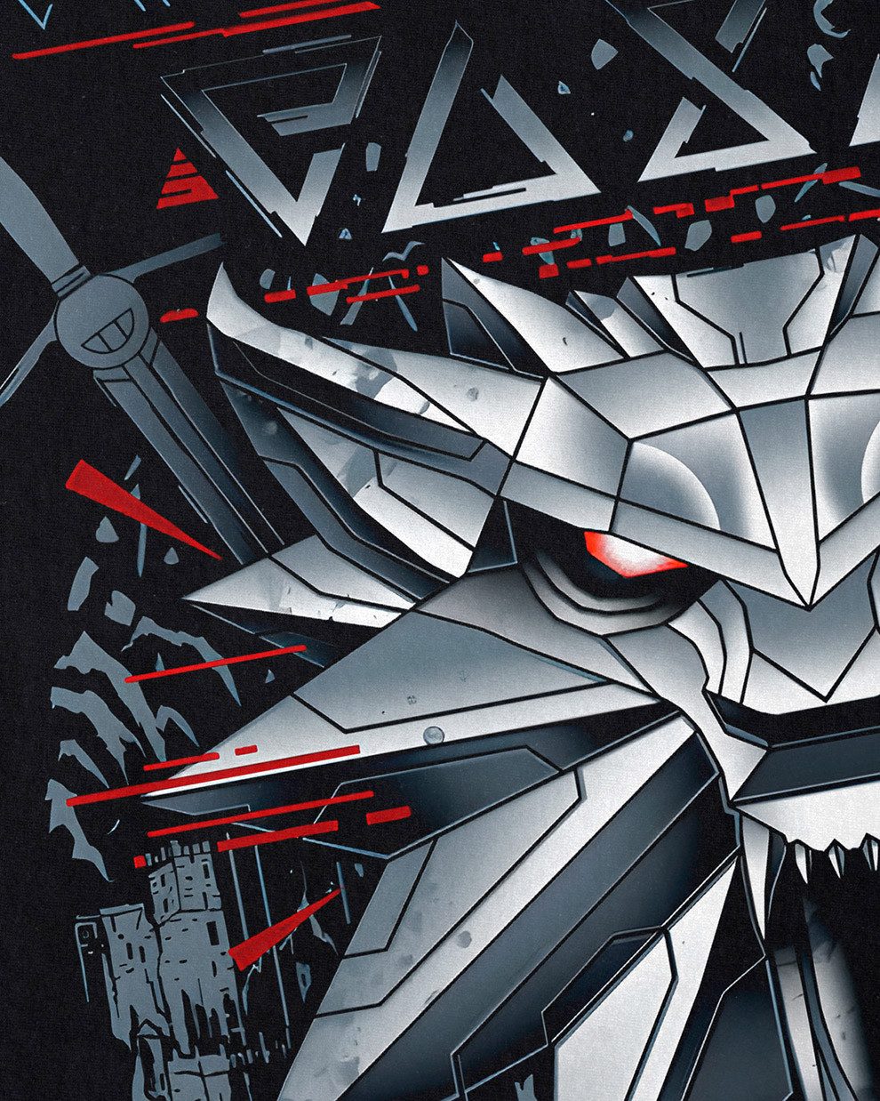 style3 T-Shirt Create Fear geralt riva der hexer the witcher günstig online kaufen