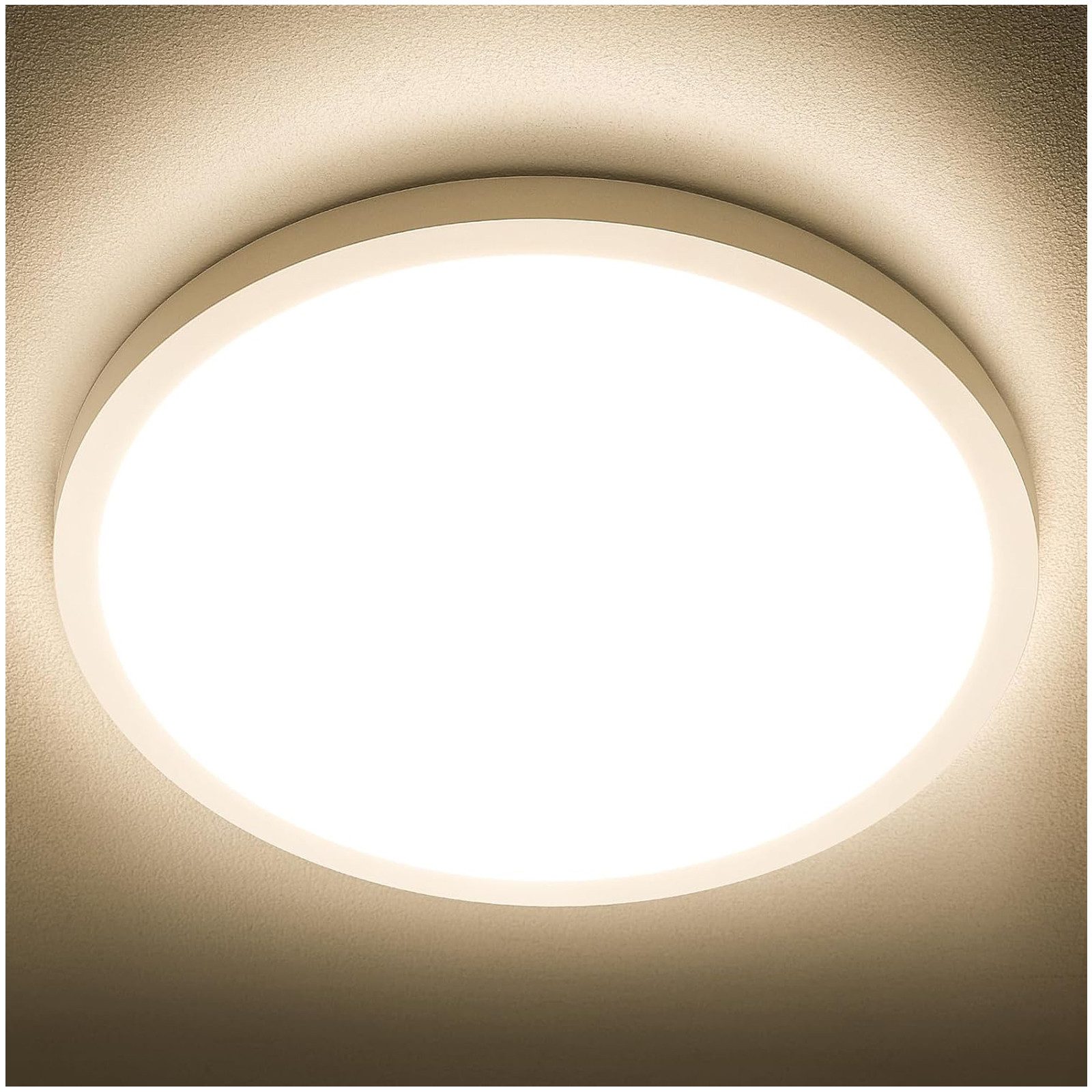 Qualra Tageslichtlampe LED Deckenleuchte Flach 3000K-6500K günstig online kaufen