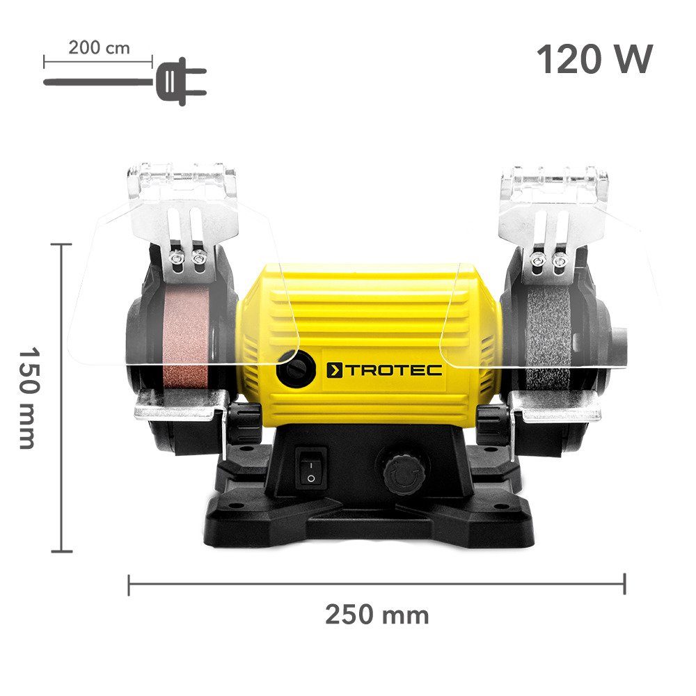 TROTEC Doppelschleifer PBGS 10-120, 120W Schleifer günstig online kaufen