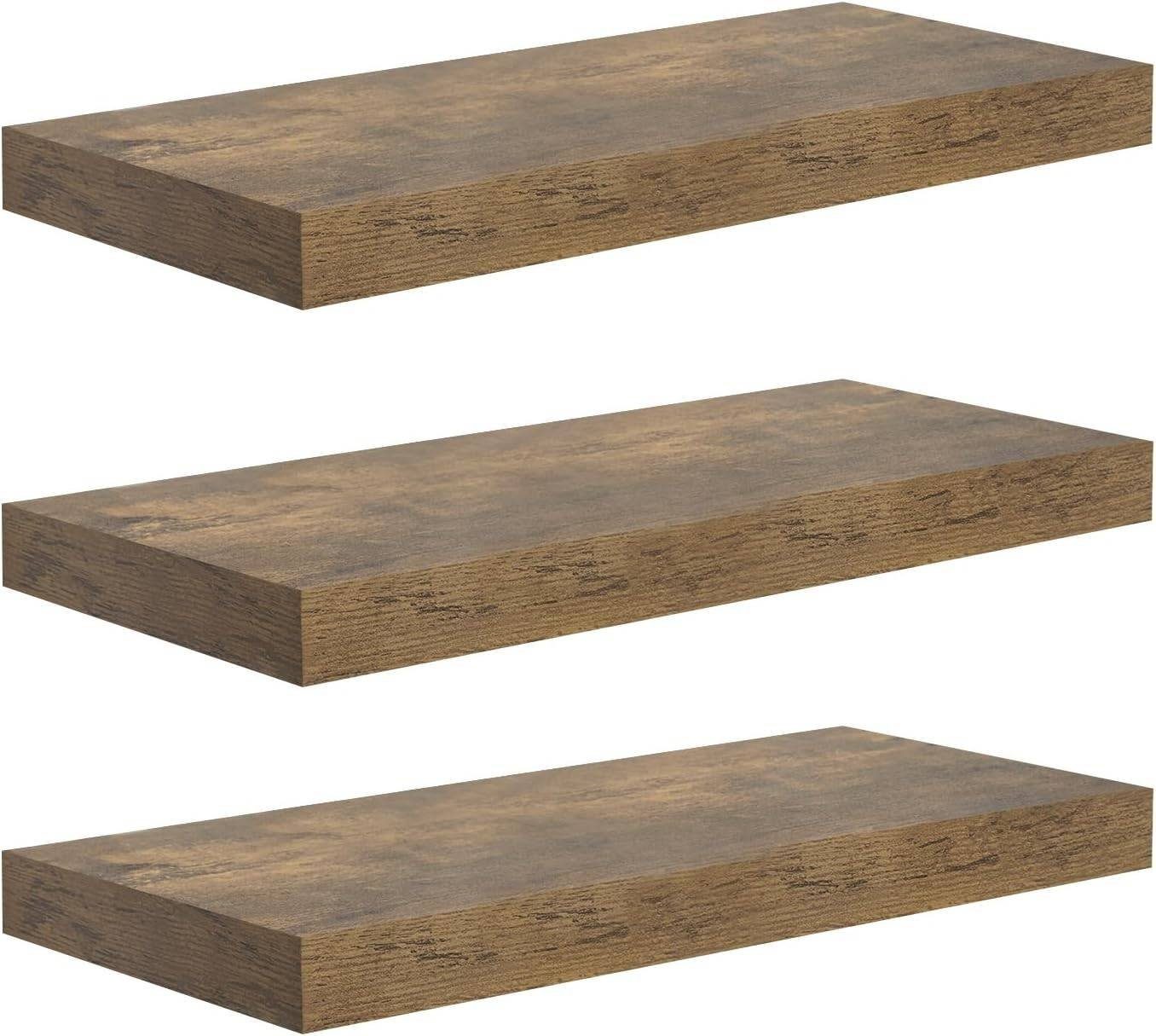 Woltu Wandregal, Set 3-tlg., Wandboard für Deko aus MDF Holz günstig online kaufen