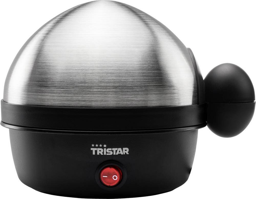 Tristar Eierkocher Tristar EK-3076 Eierkocher mit Messbecher, Kontrollleuchte Edelstahl, 350 W