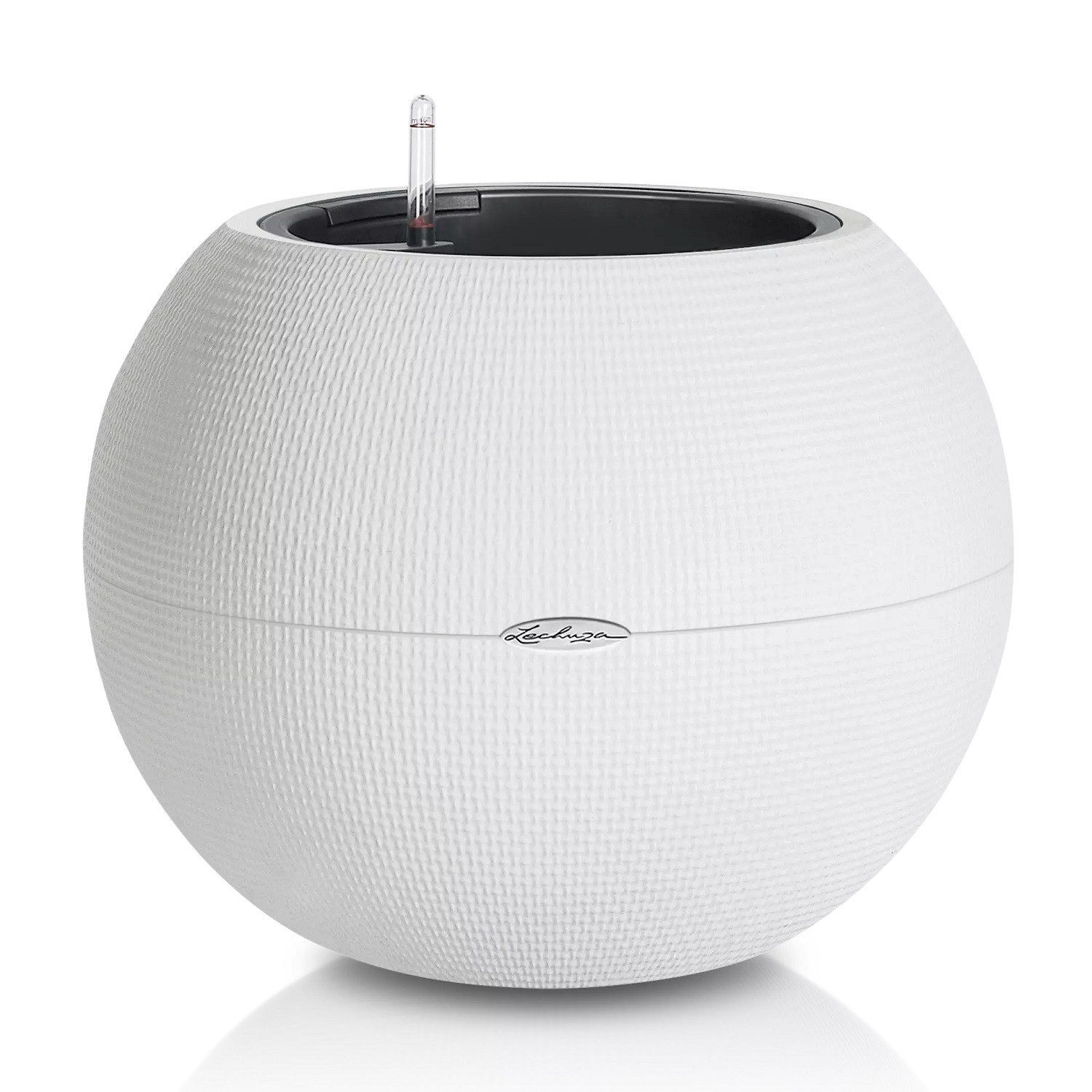 Lechuza® Blumentopf Puro Color 50 Komplett weiß (Komplettset)