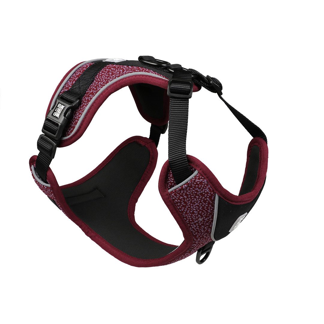 DUVO+ Hunde-Geschirr Duvoplus EXPLOR Ultimate Fit No-Pull-Geschirr - plum purple Maße: XS