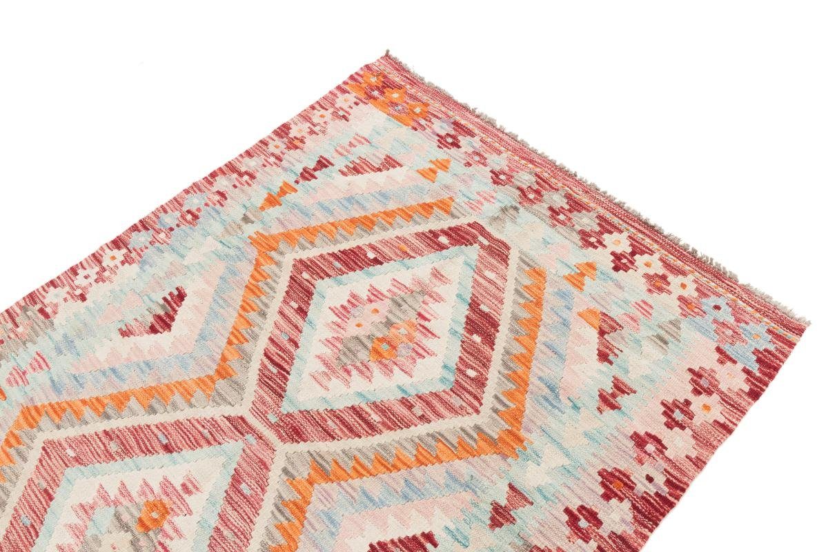 Orientteppich Kelim Afghan Handgewebter 106x144 rechteckig, Nain mm Höhe: Trading, 3 Orientteppich