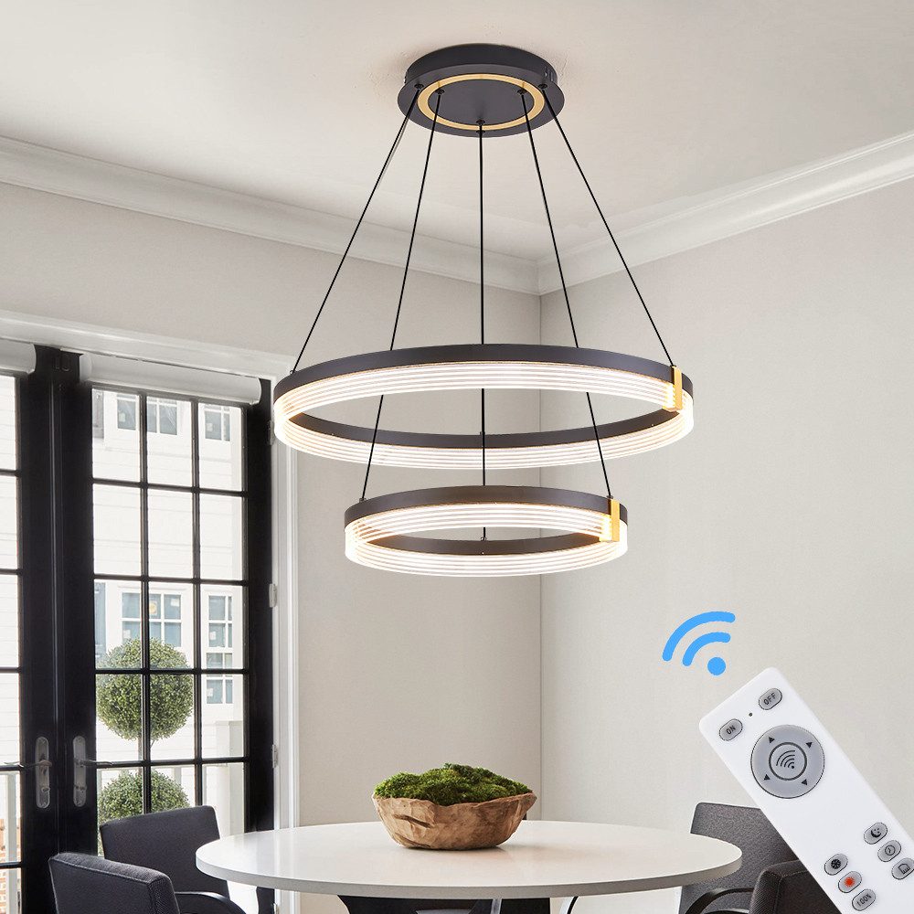 Eurotondisplay LED Deckenleuchte LED Deckenleuchte Fernbedienung/Handy-App günstig online kaufen
