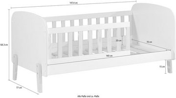 Vipack Kinderbett Kiddy, wahlweise mit Bettschubkasten