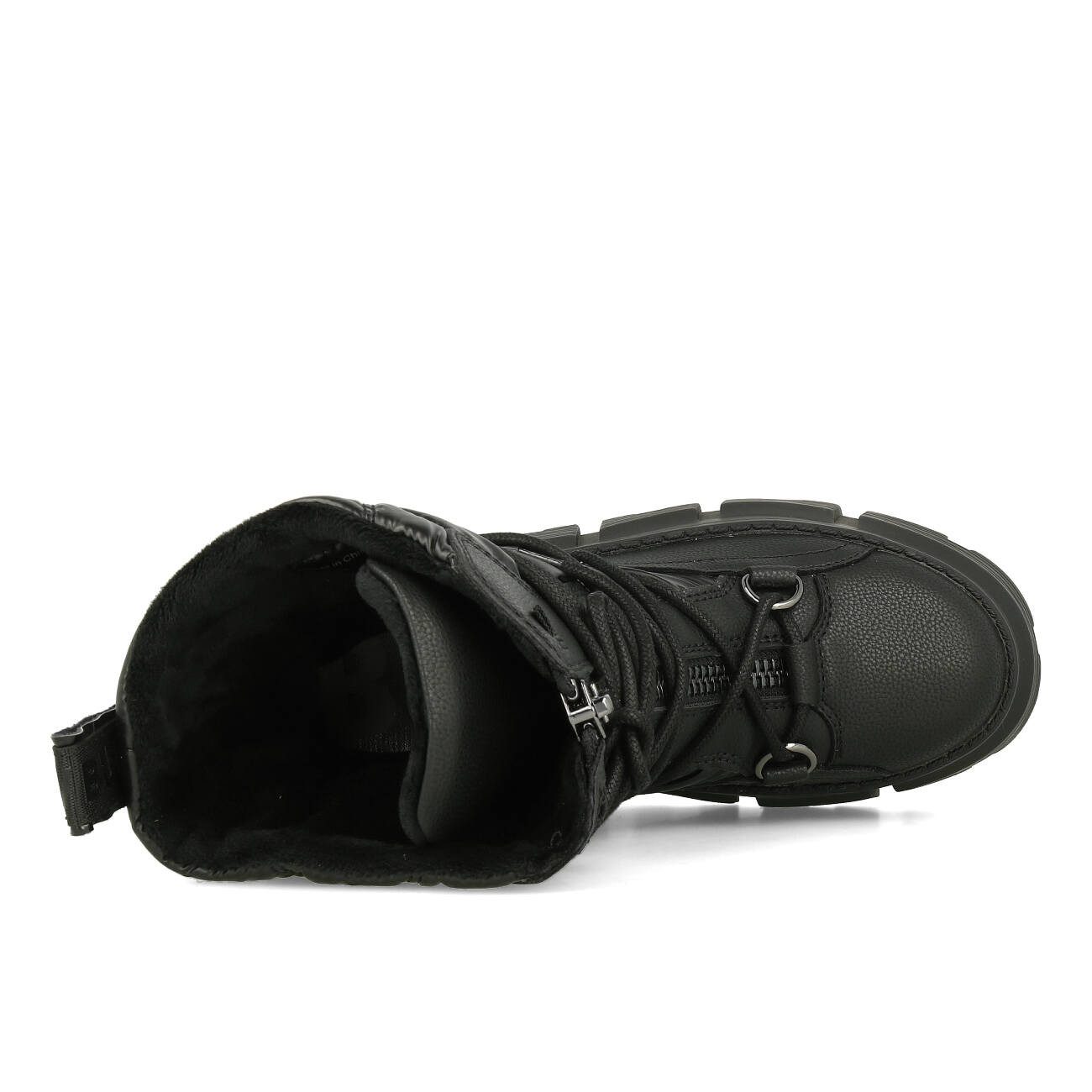 Buffalo Buffalo AVA Puffer Hike Vegan Damen Black Ankleboots