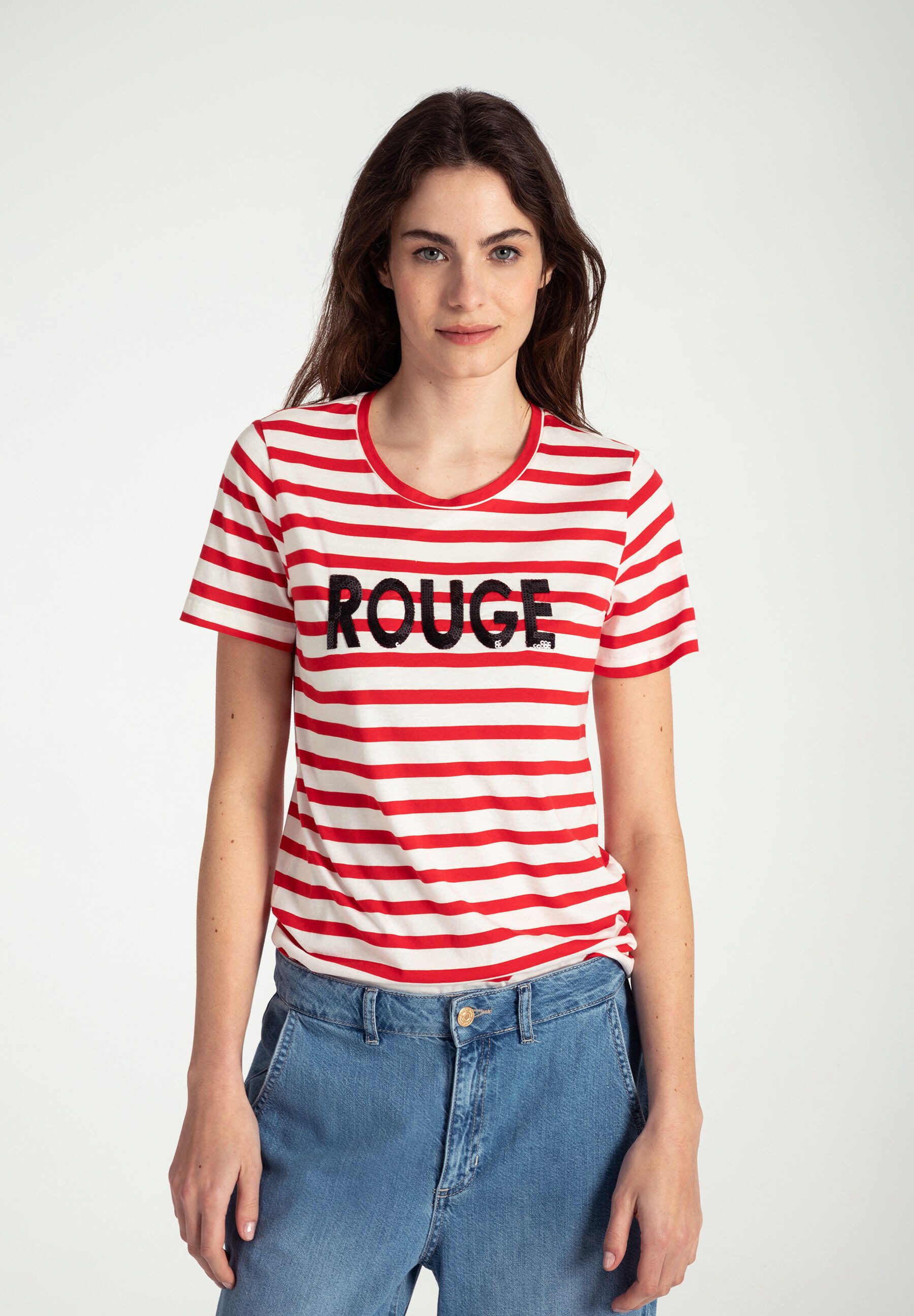 Kurzarmshirt Streifenshirt