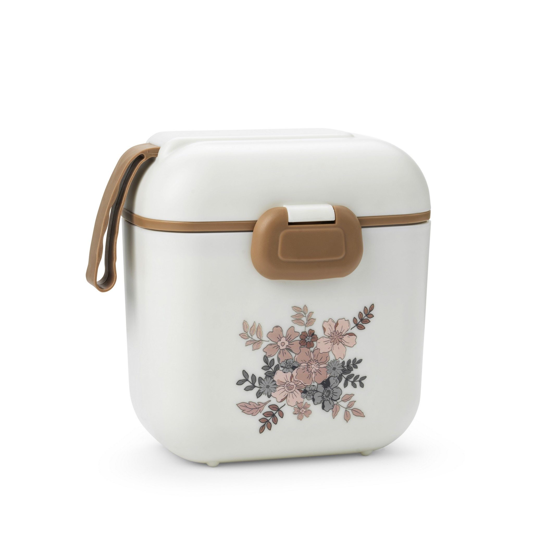 Elodie Lunchbox Elodie Details - Lunchbox Brotdose - Blue Garden - 14x13,5x8,5 cm, Kunststoff, (Gabel im Deckel, Drei Behälter)