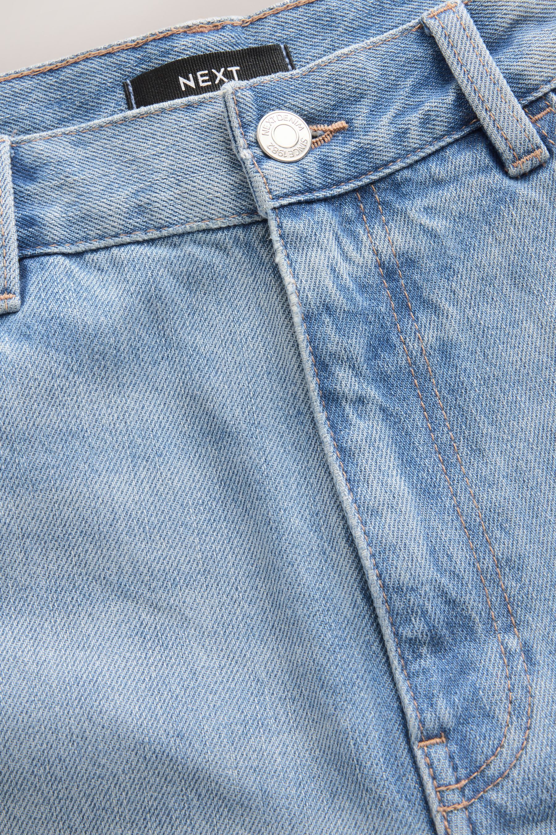 Next Straight-Jeans Authentische City Hochbund-Jeans mit geradem Bein (1-tlg)