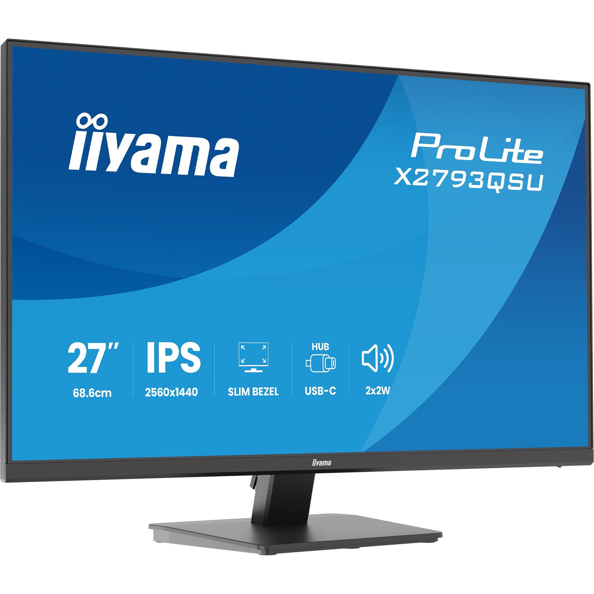 Iiyama iiyama ProLite X2793QSU-B1, LED-Monitor, (QHD, TFT-Monitor (2560 x 1440 px)