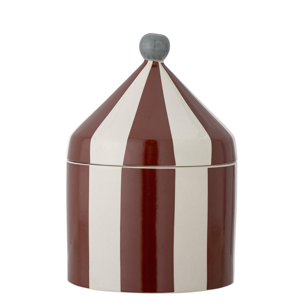 Bloomingville Aufbewahrungsbox Mini Cimmi Gefäß Zirkuszelt rot, mit Deckel
