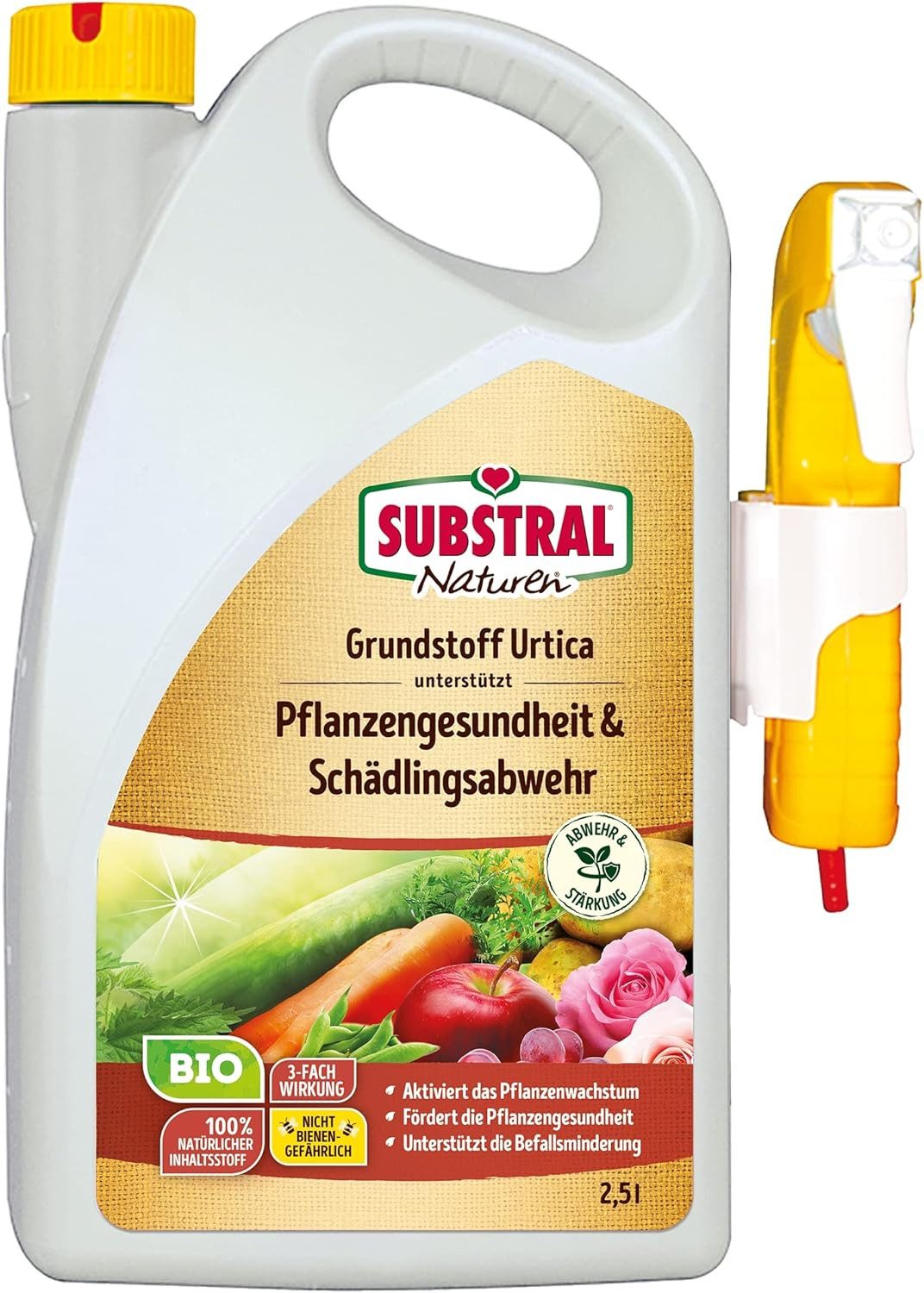 Pflanzen-Pilzfrei Substral Naturen Bio Grundstoff Urtica 2,5 L Spray