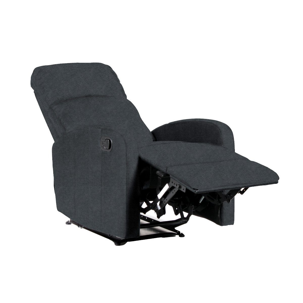 weich Sitzkomfort Relaxsessel hoher | ergonomisch geformt, LEX, Dunkelgrau SVITA Dunkelgrau gepolstert,