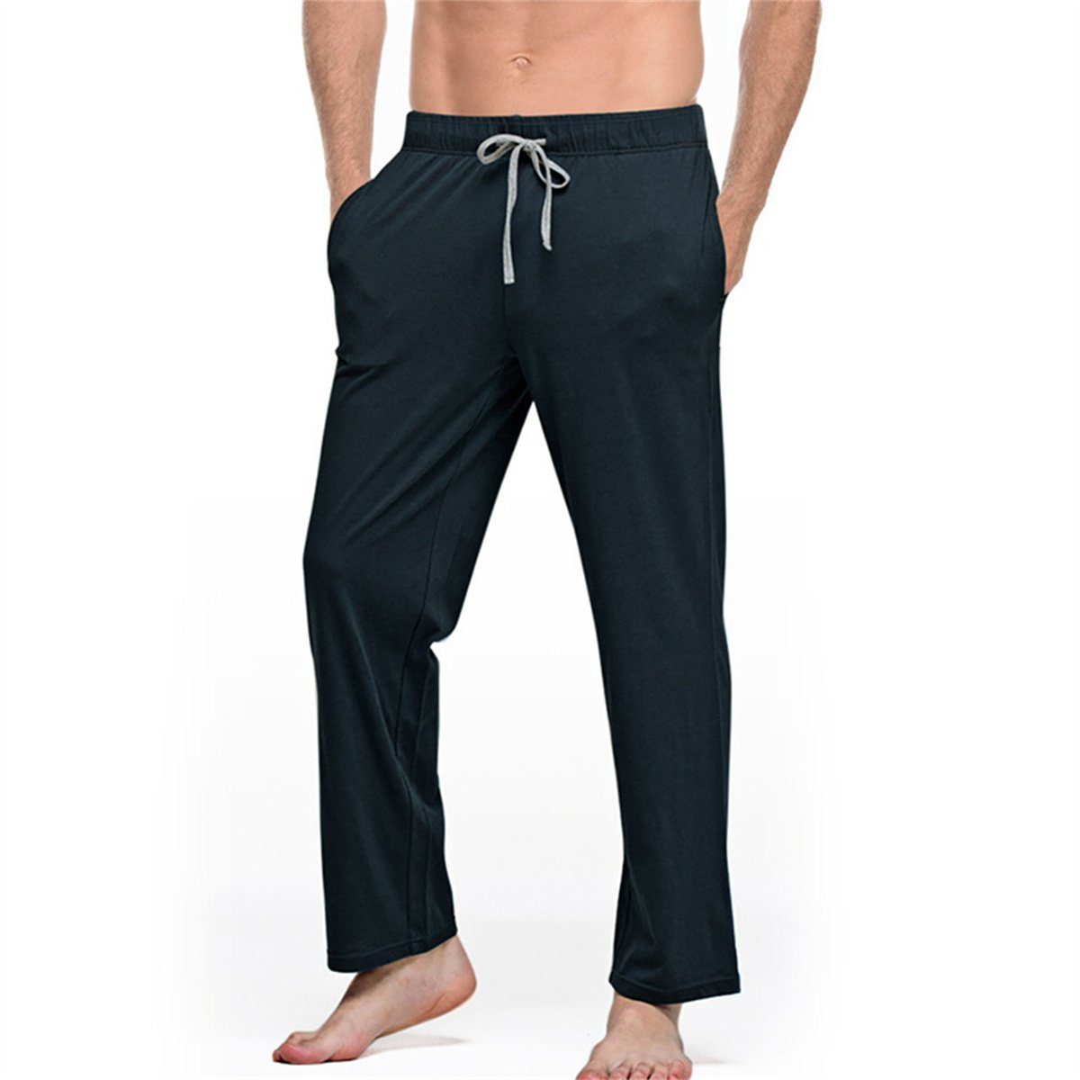 Lounge-Hose, lockere Discaver Schwarz sportliche Yoga-Lounge-Hose Funktionshose