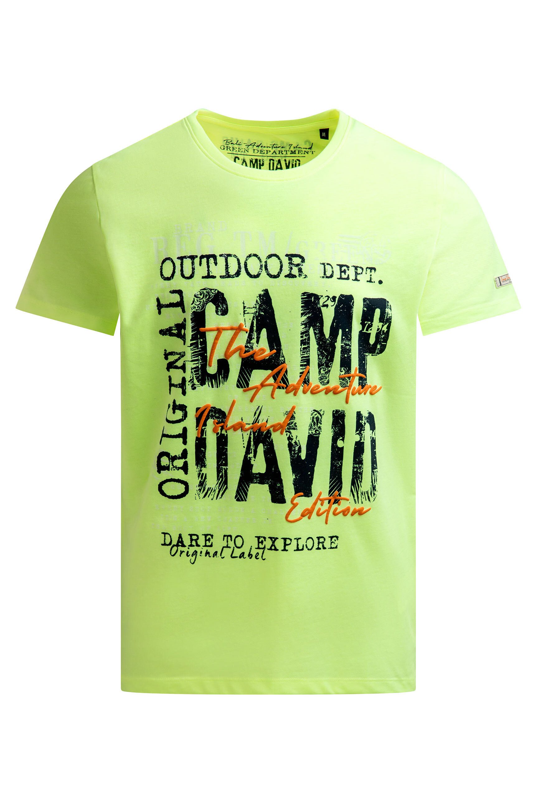 CAMP DAVID Rundhalsshirt mit Necktape
